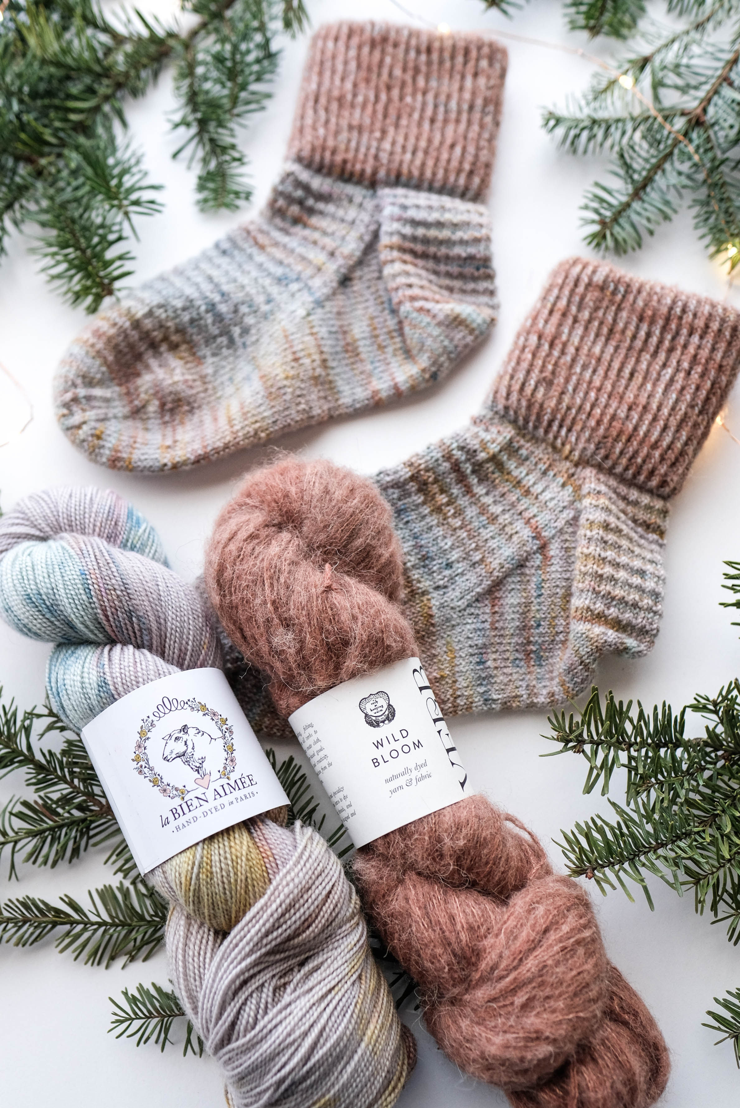 Hibernation House Socks by Lindsey Fowler