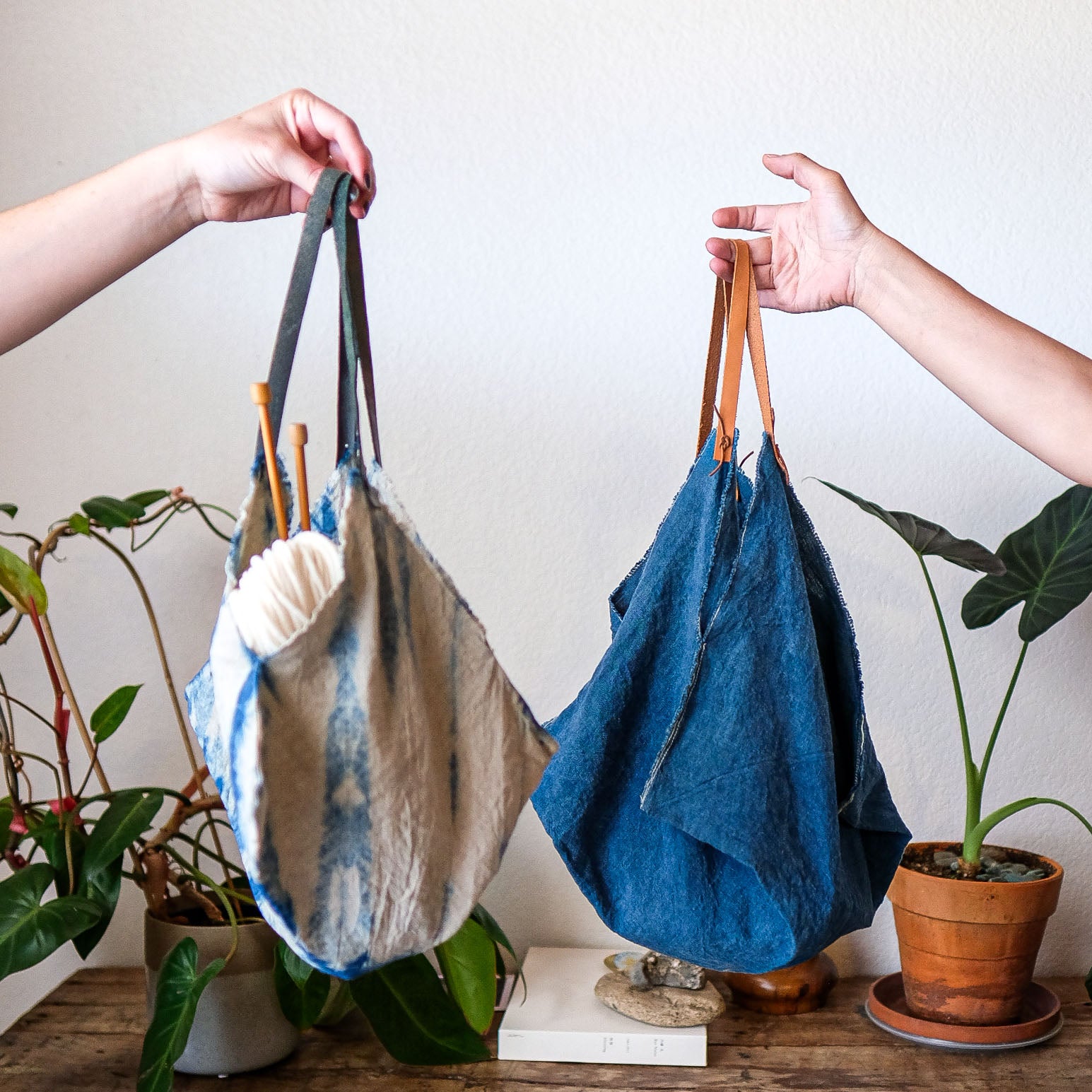 Indigo Dye a Linen Bag - Saturday, February 8th, 2025