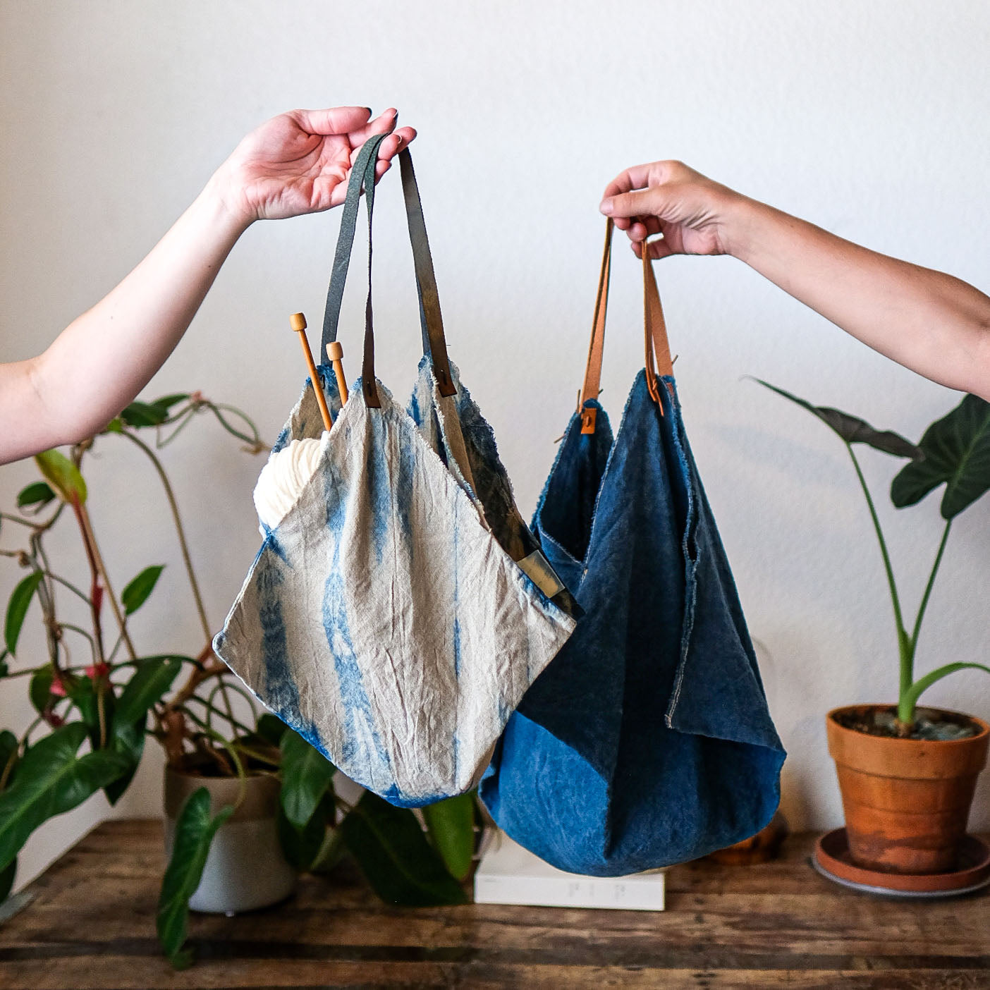 Indigo Dye a Linen Bag - Saturday, February 8th, 2025