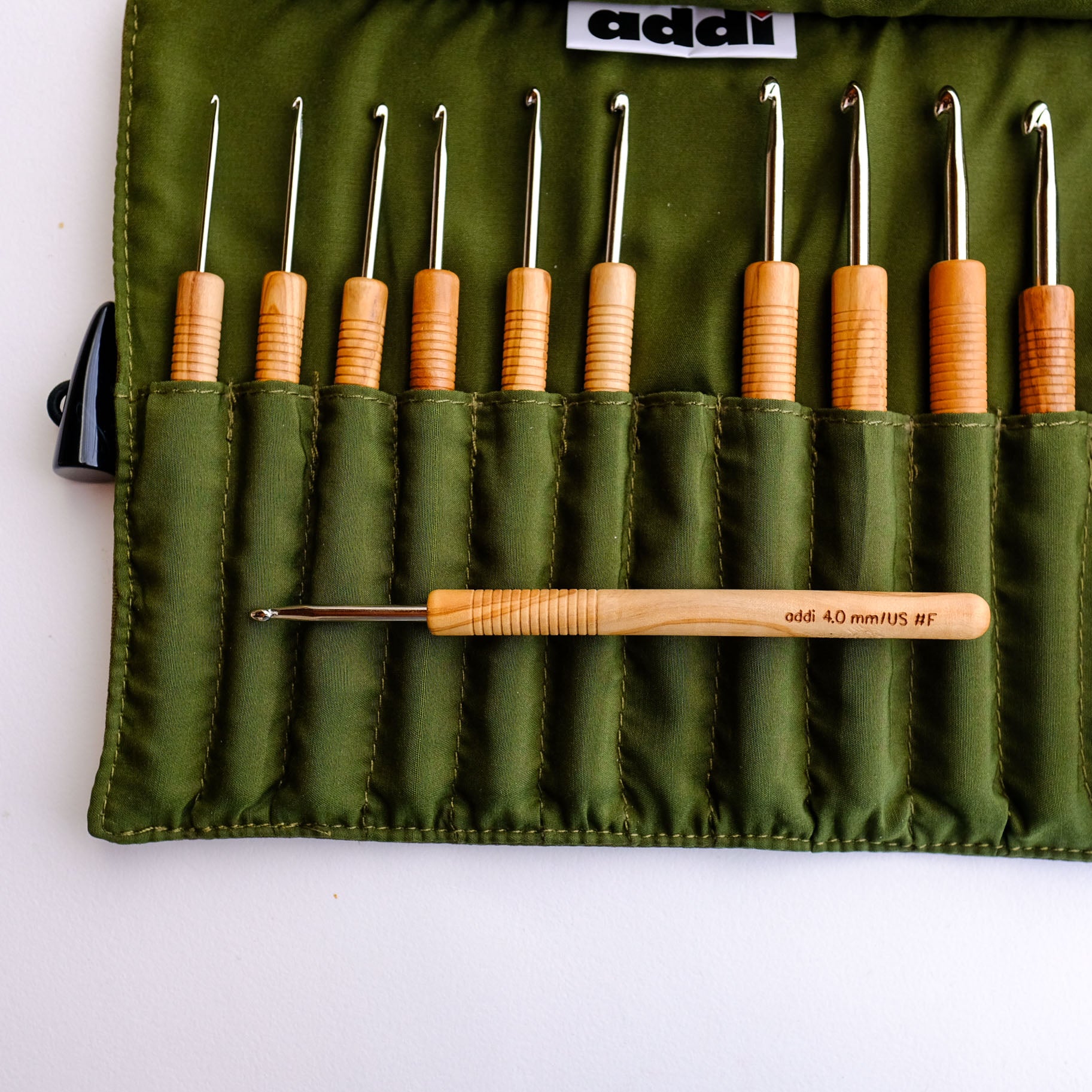 Crochet Hooks - Addiwrap Olivewood Crochet Hook Set