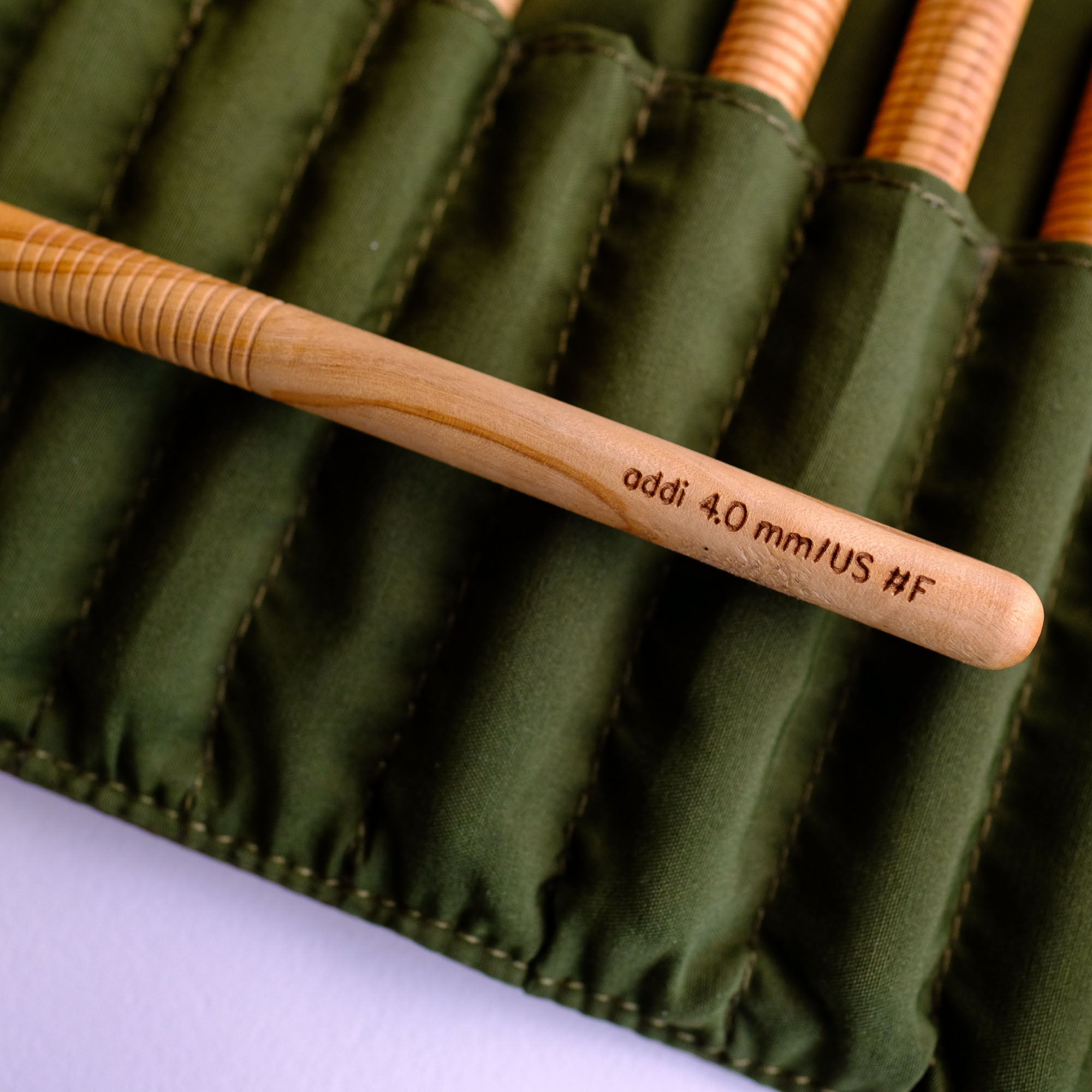 Crochet Hooks - Addiwrap Olivewood Crochet Hook Set