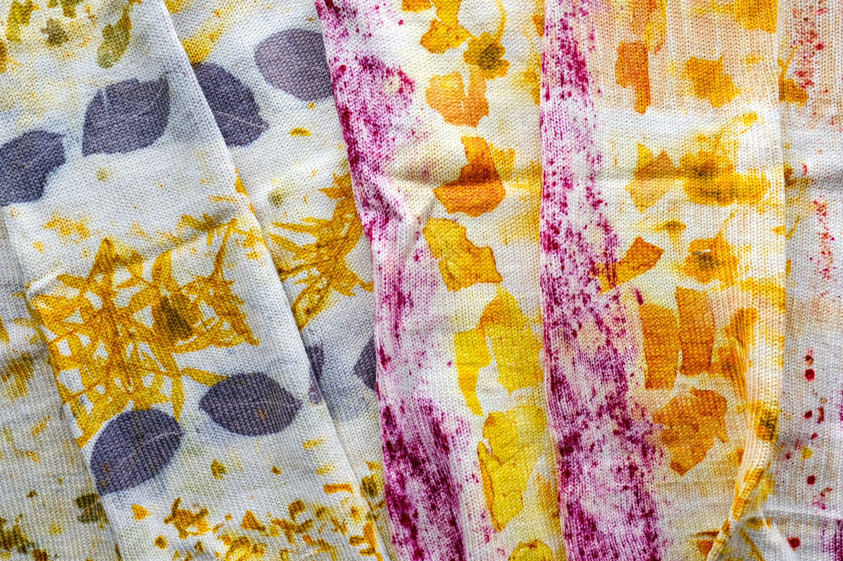 Eco-Printed Annapurna Sock Blanks