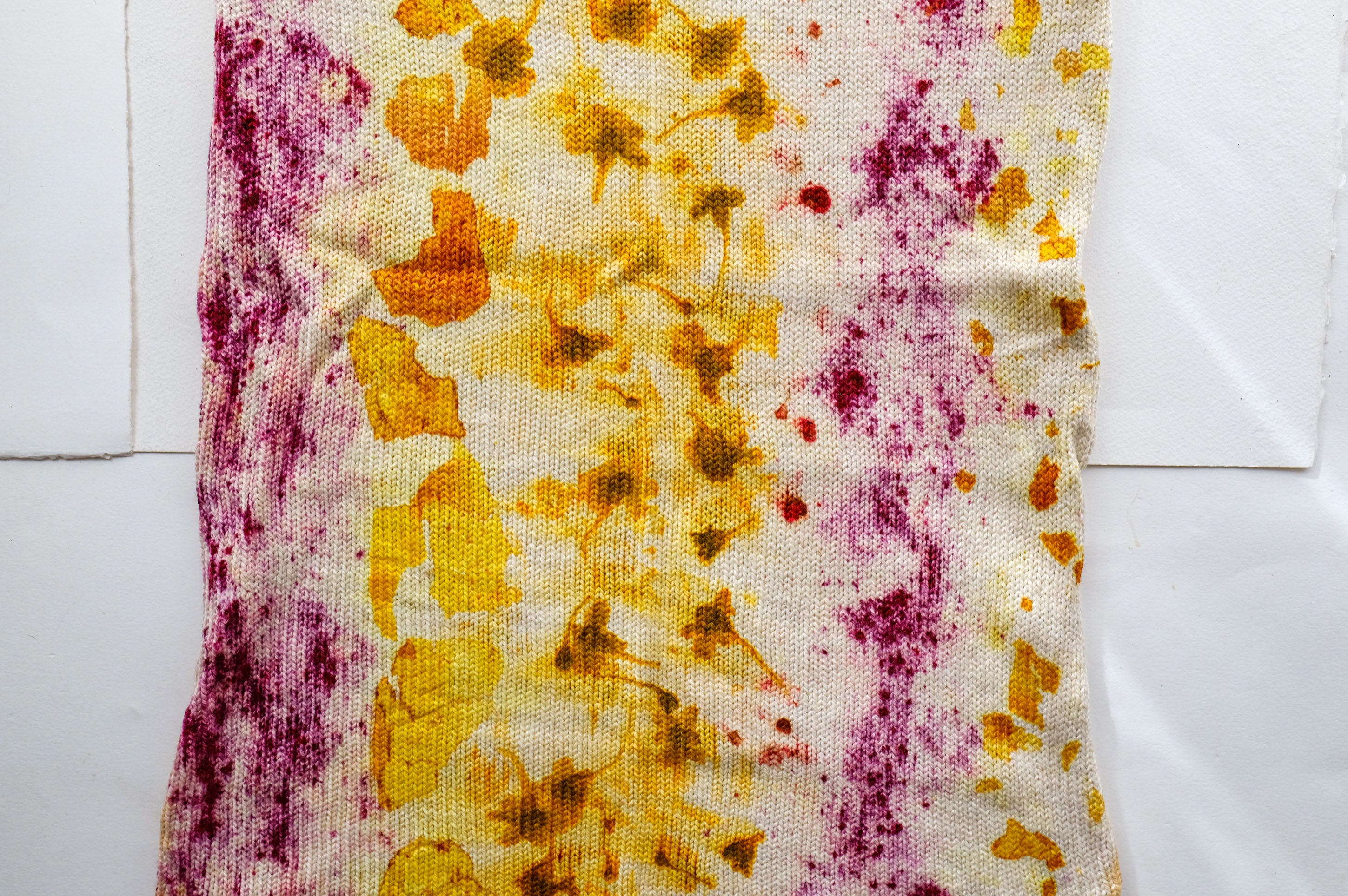 Eco-Printed Annapurna Sock Blanks