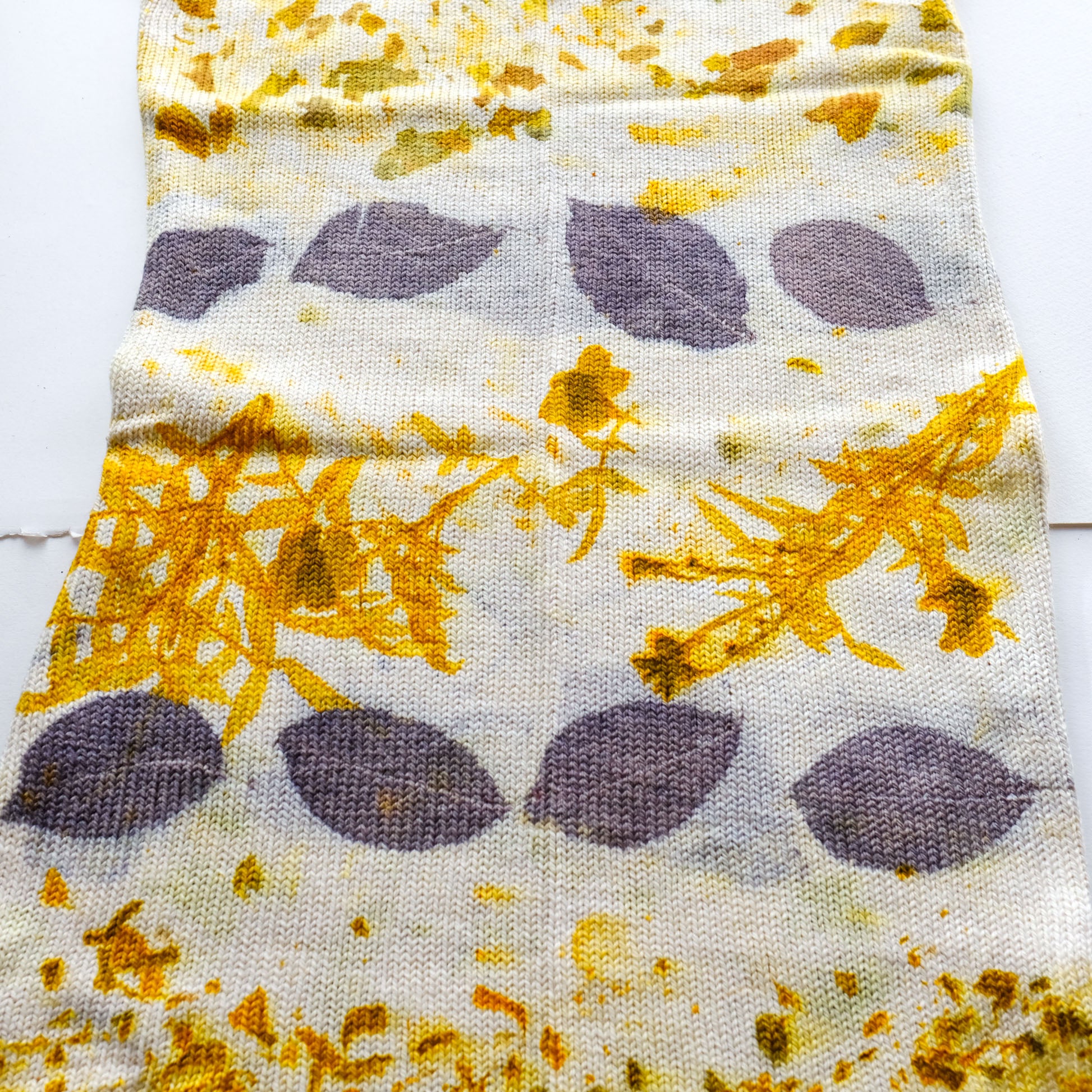 Eco-Printed Annapurna Sock Blanks