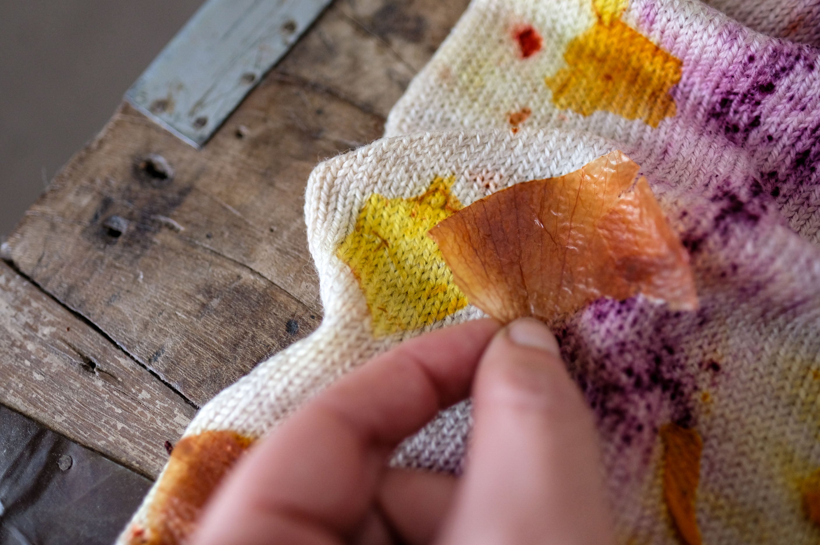 Eco-Printed Annapurna Sock Blanks