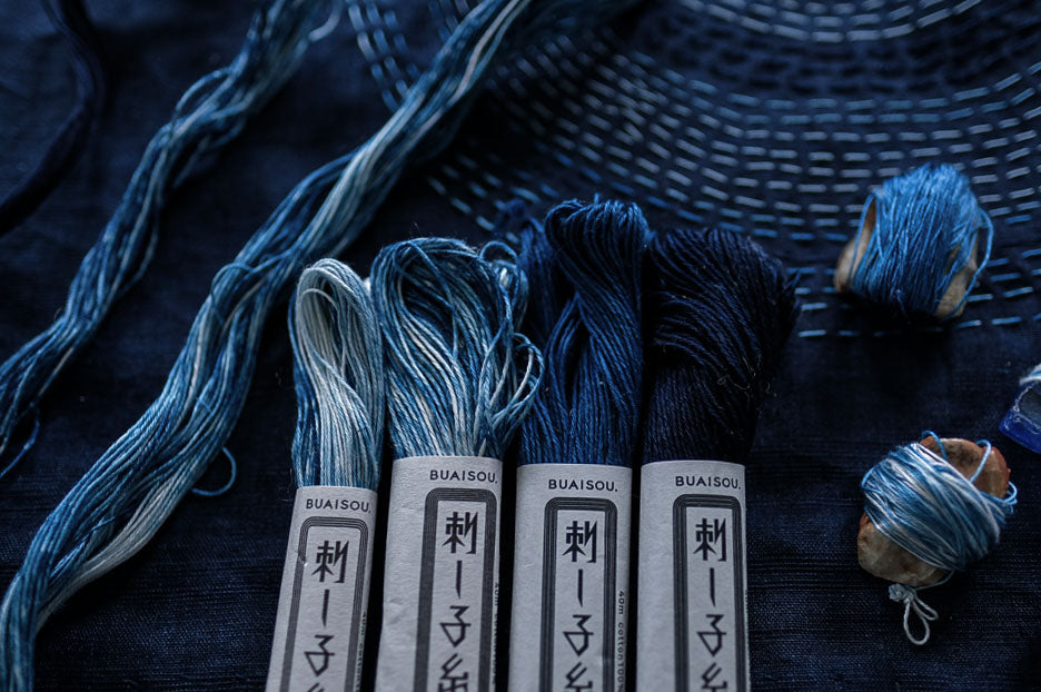 Indigo Dyed Sashiko Thread