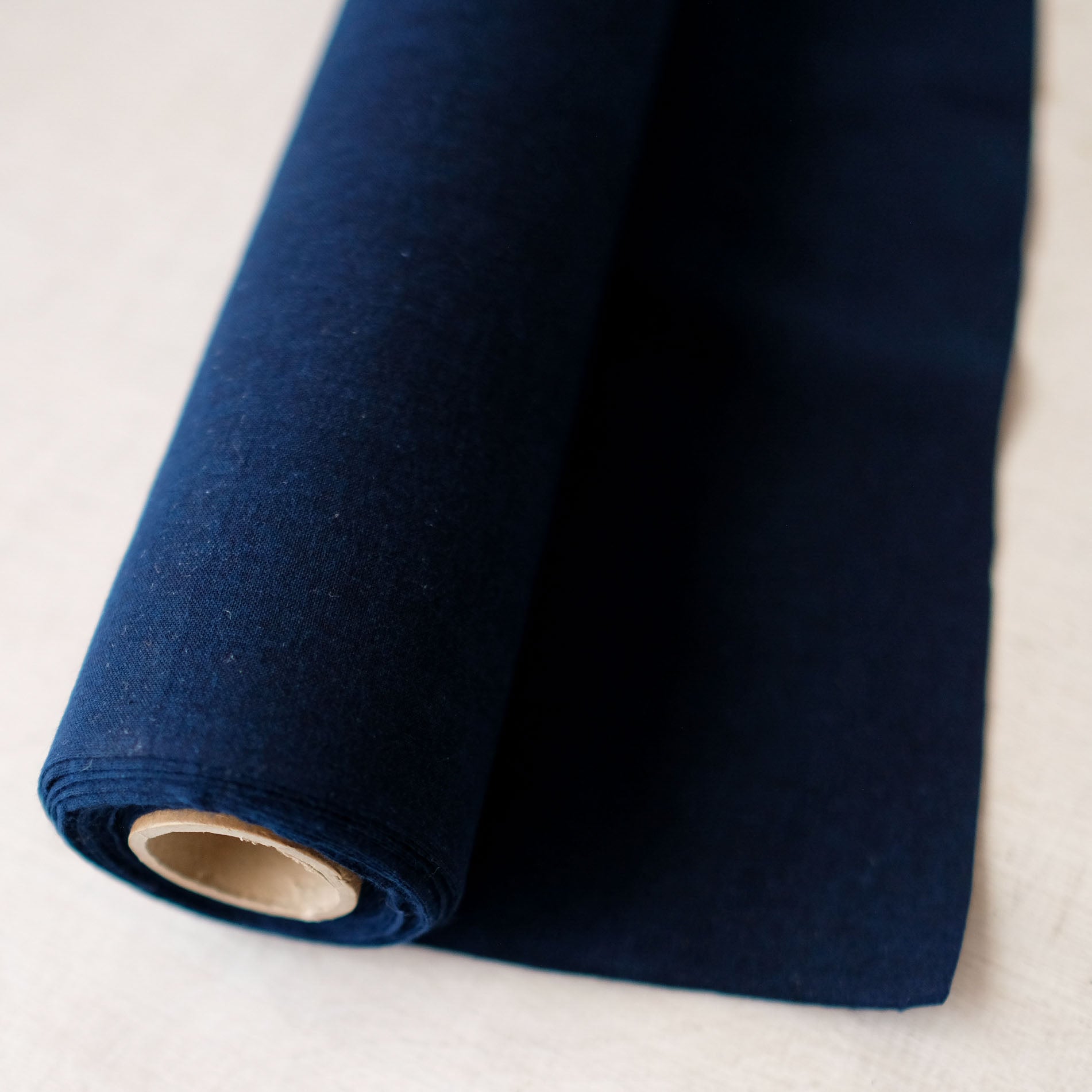 Indigo-dyed fabric - 100% cotton - 13 3/4" wide