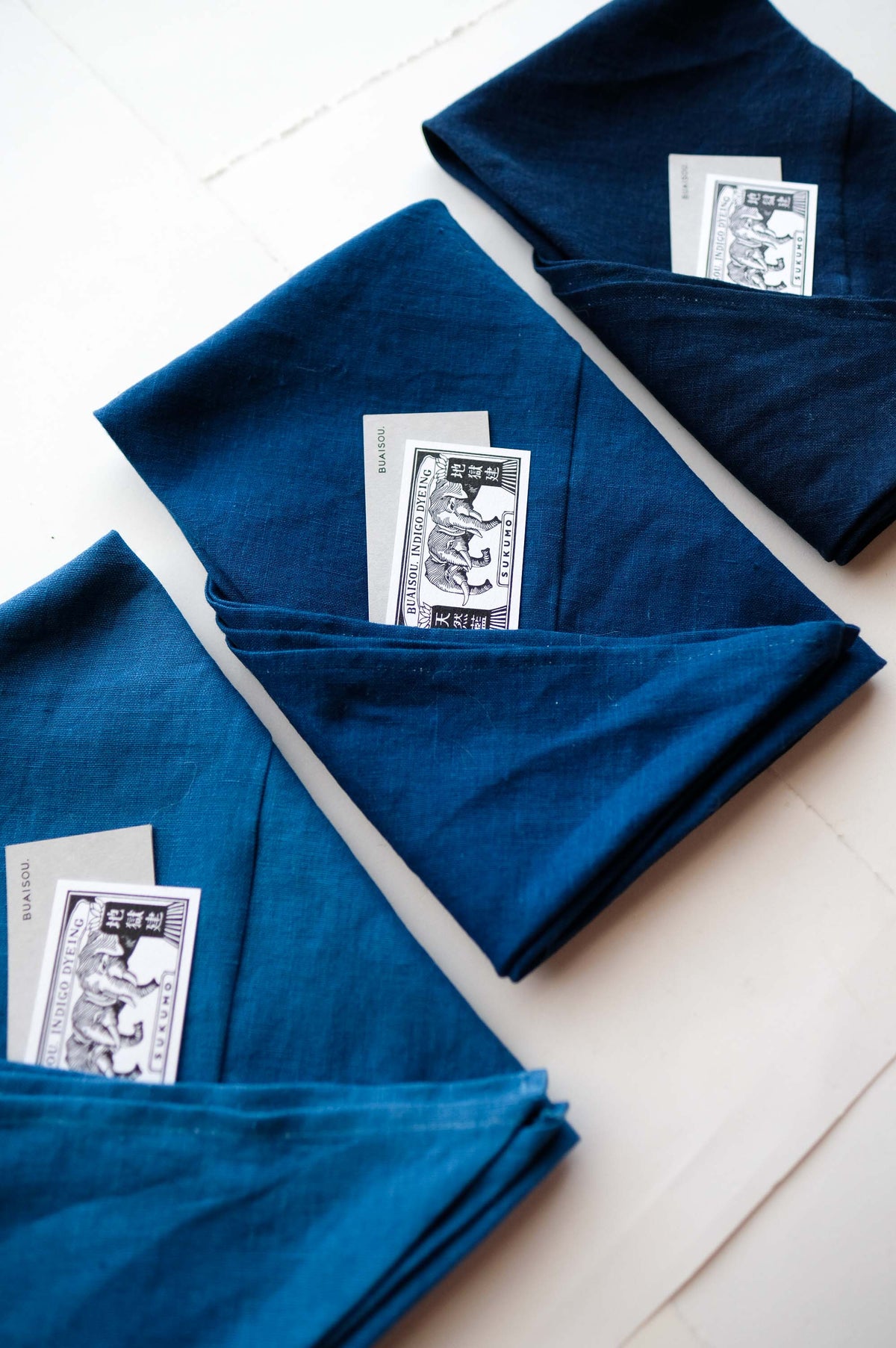 Indigo-Dyed Azuma Bag + Thread Kit - PREORDER