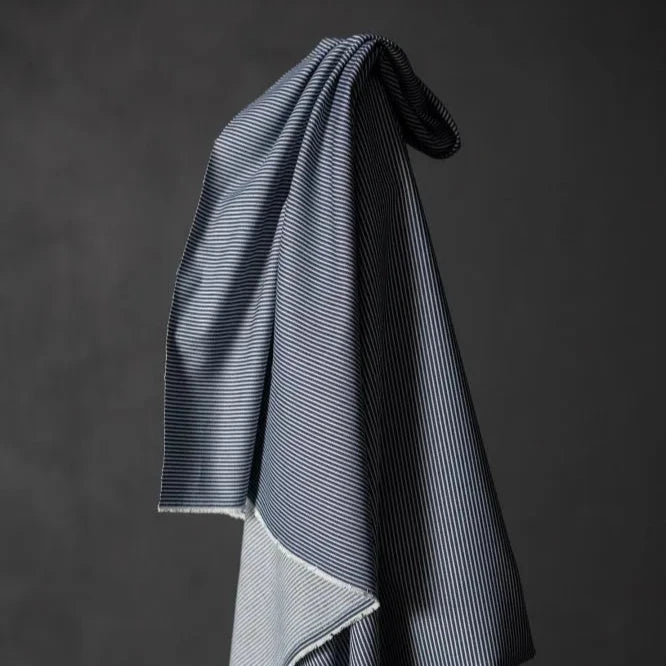 Striped Denim - 100% Organic Cotton