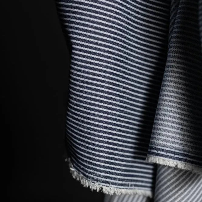 Striped Denim - 100% Organic Cotton