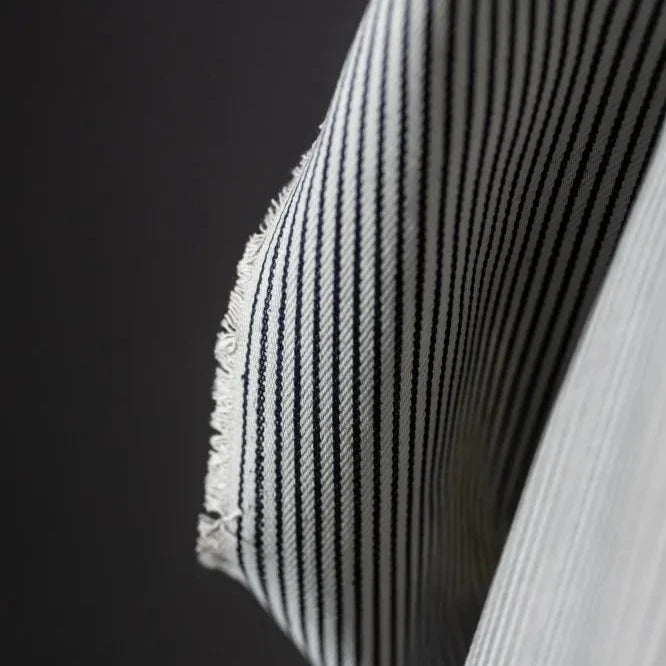 Striped Denim - 100% Organic Cotton