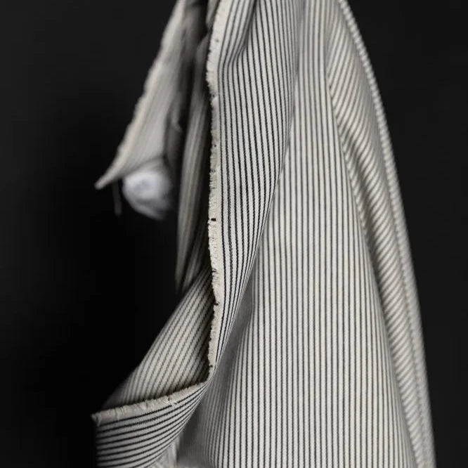 Striped Denim - 100% Organic Cotton