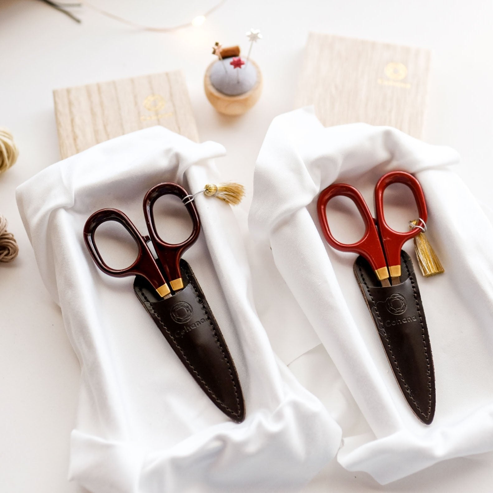 Small Scissors with Lacquered Handles