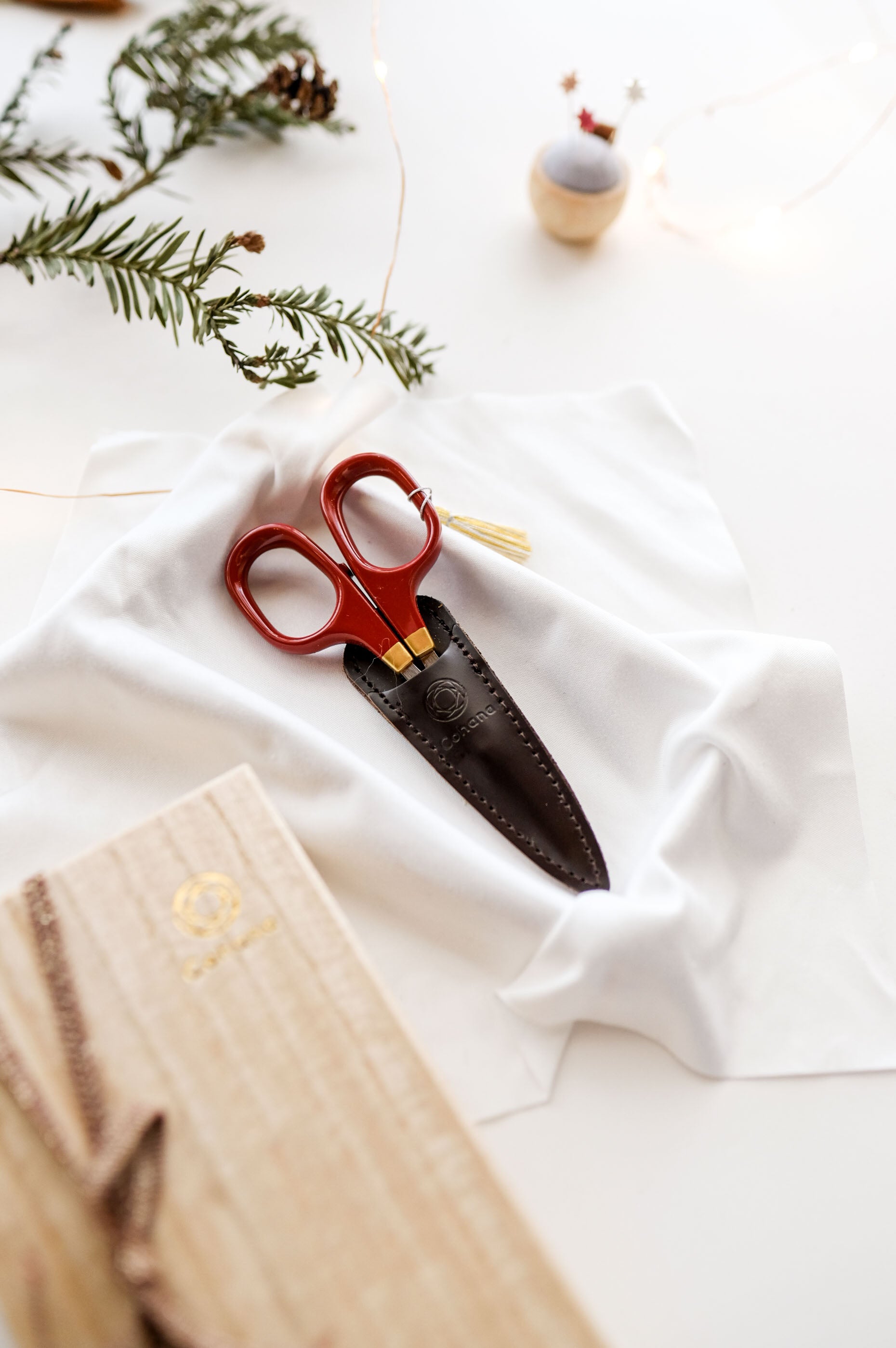 Small Scissors with Lacquered Handles