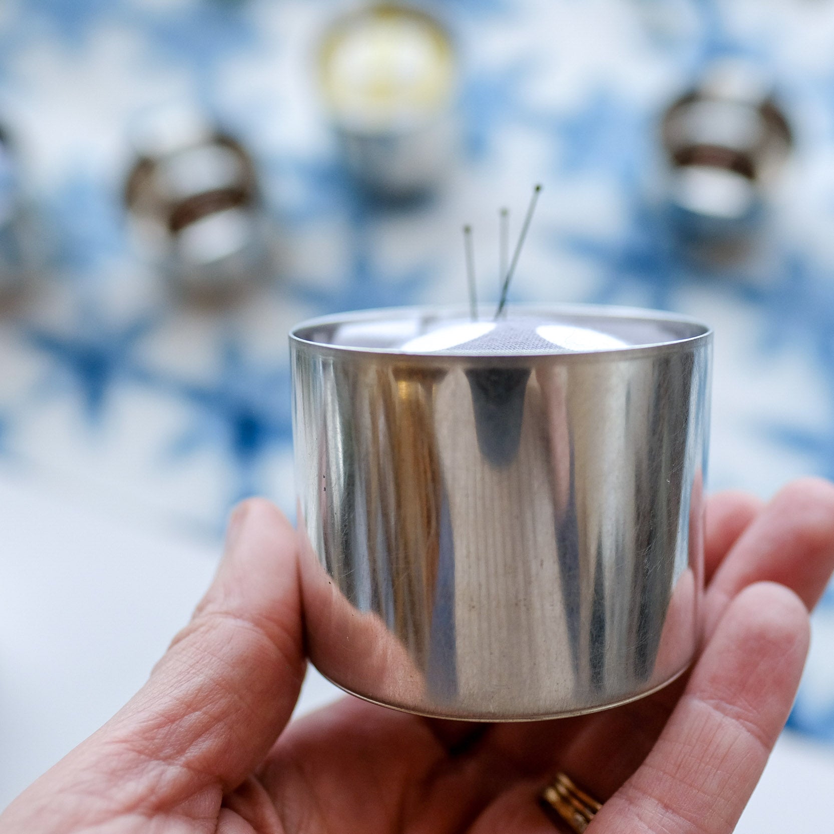 Sleek Shiny Pin Cushion