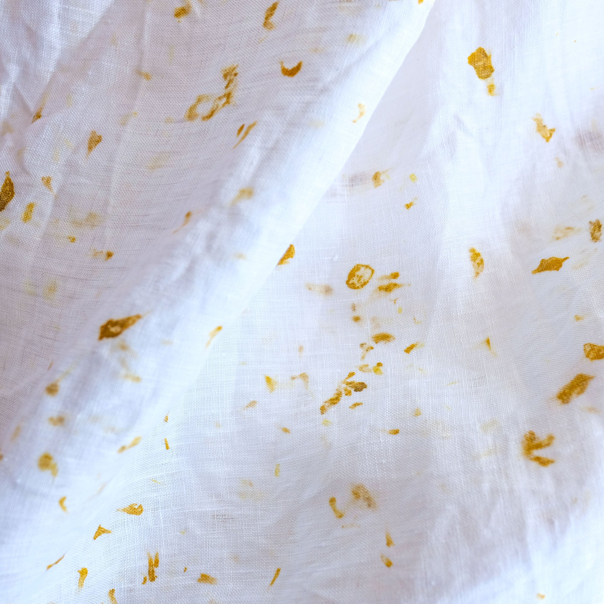 Naturally Dyed Eco-Printed Fabric