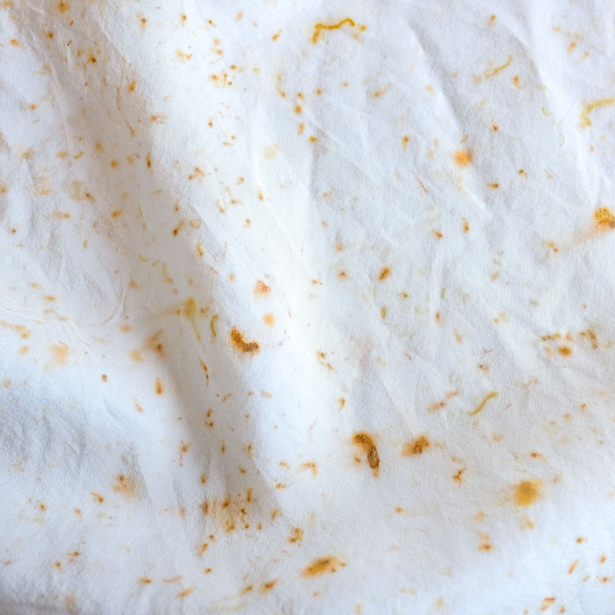 Naturally Dyed Eco-Printed Fabric