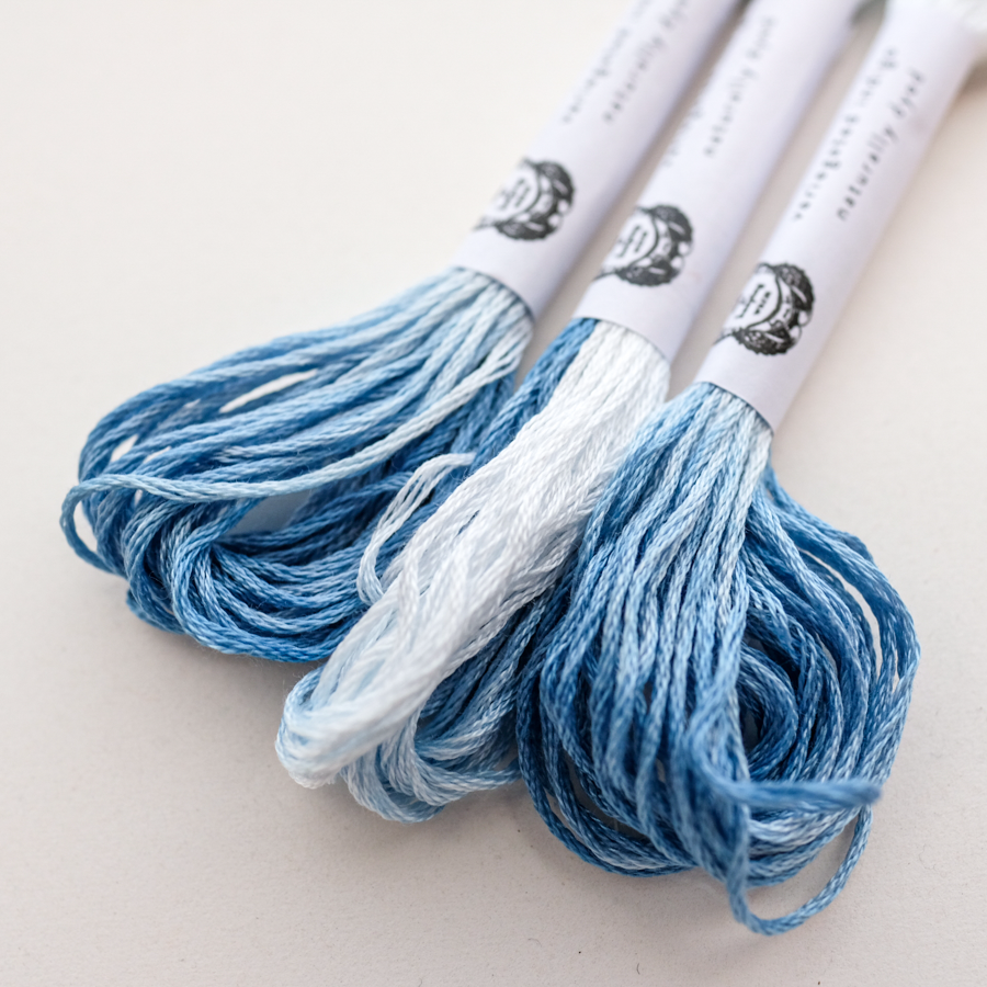 Naturally Dyed Embroidery Floss by AVFKW