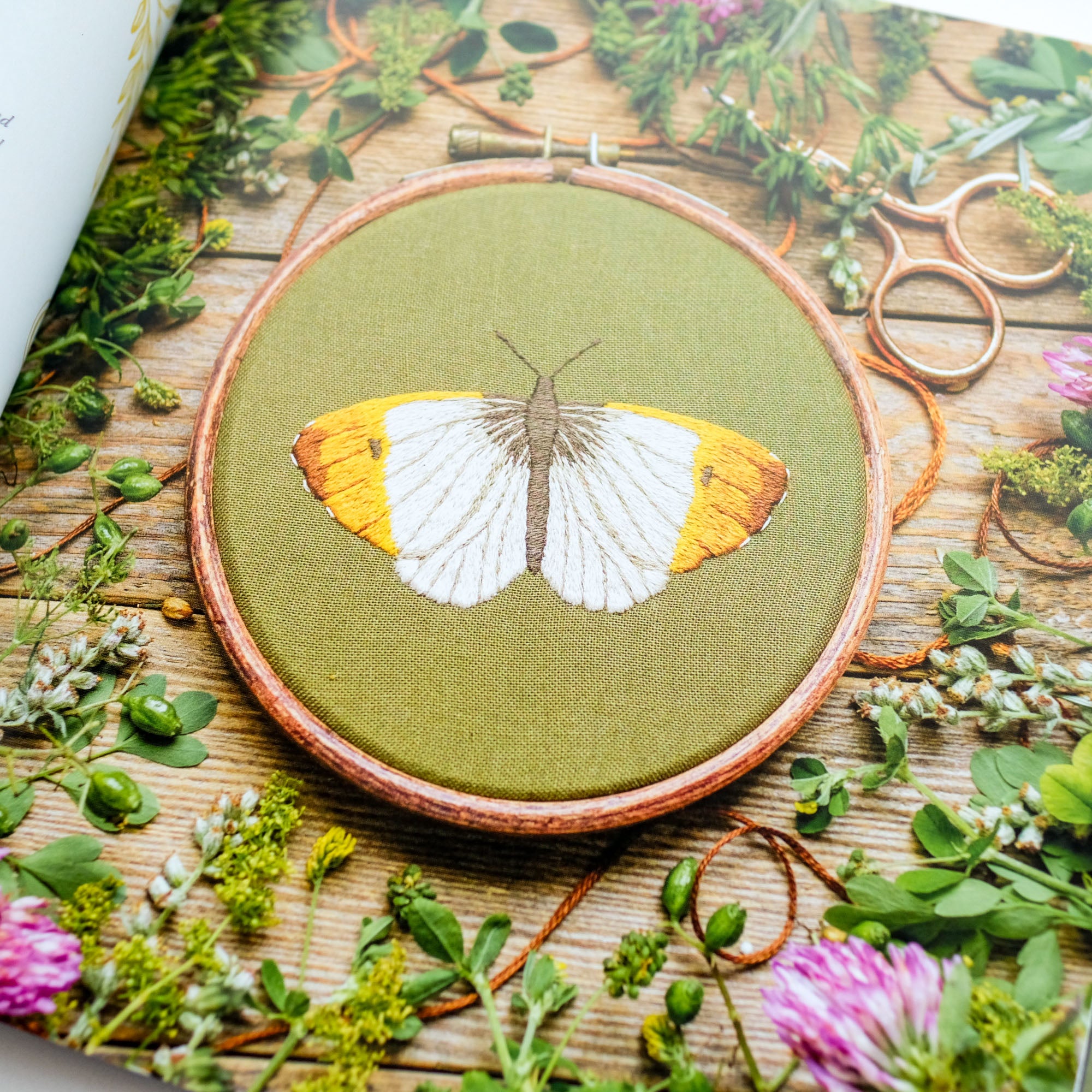 Paint with Thread: In the Garden: A Step-by-Step Guide to Embroidery by Emillie Ferris