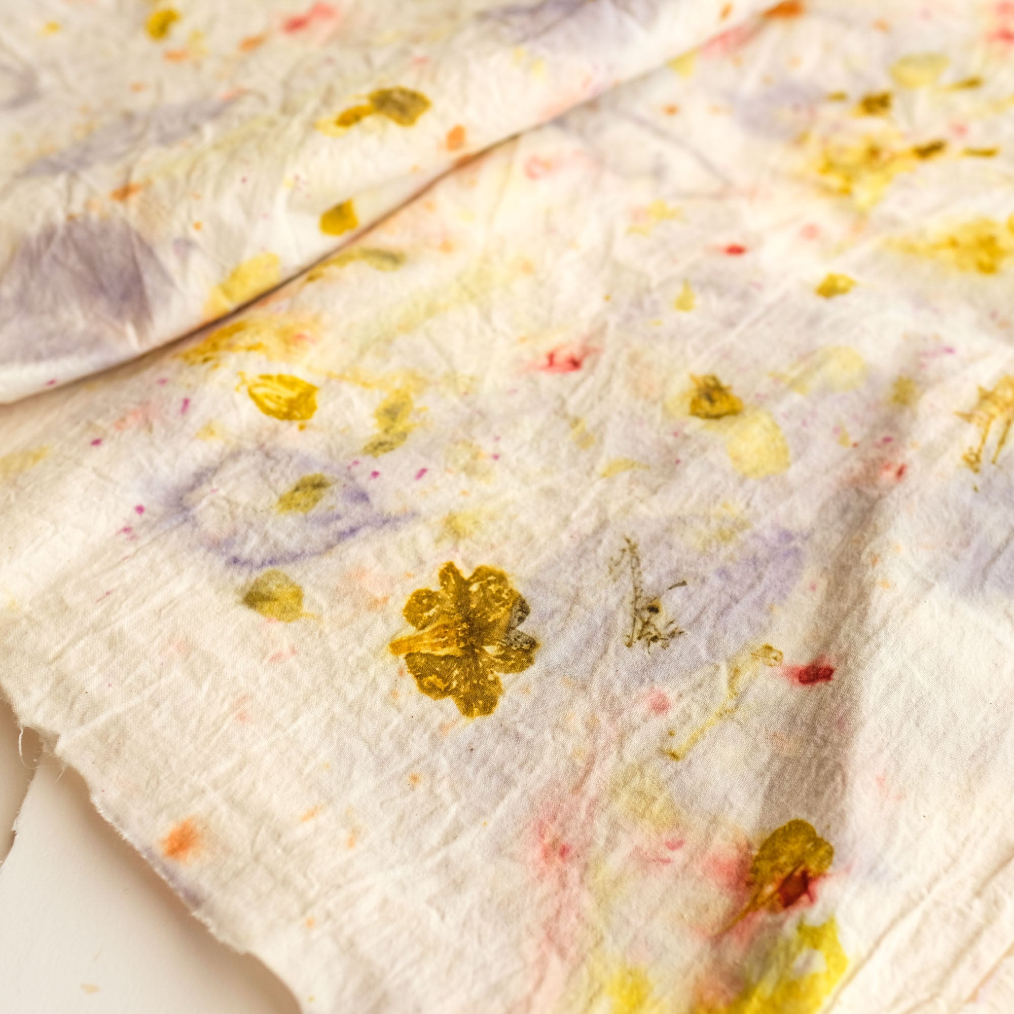 Mapping Color: Ecoprinting with Plants on Cotton and Linen Fabric - Saturday, September 28, 2024