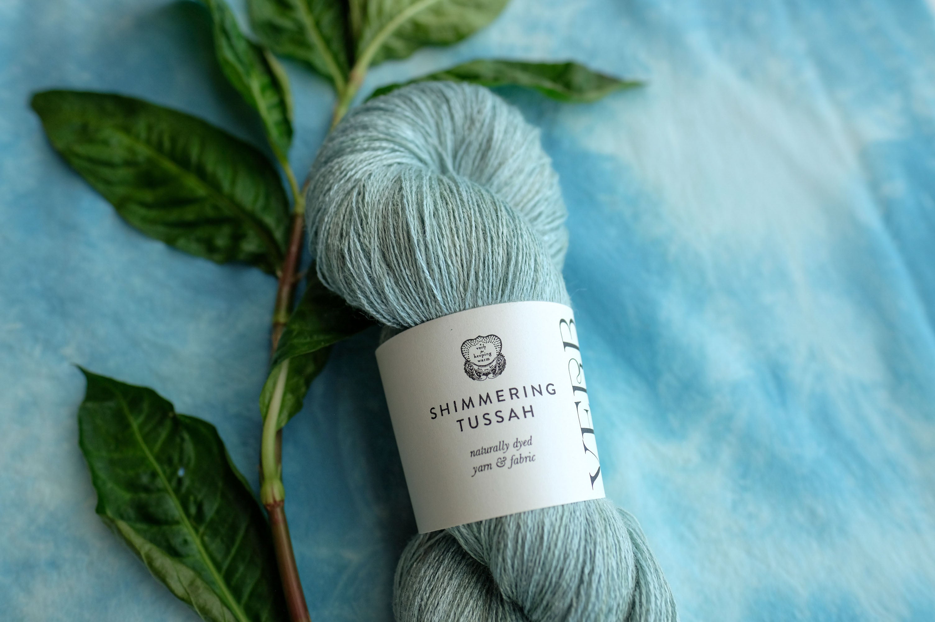 2024 Fresh Leaf Indigo: Shimmering Tussah