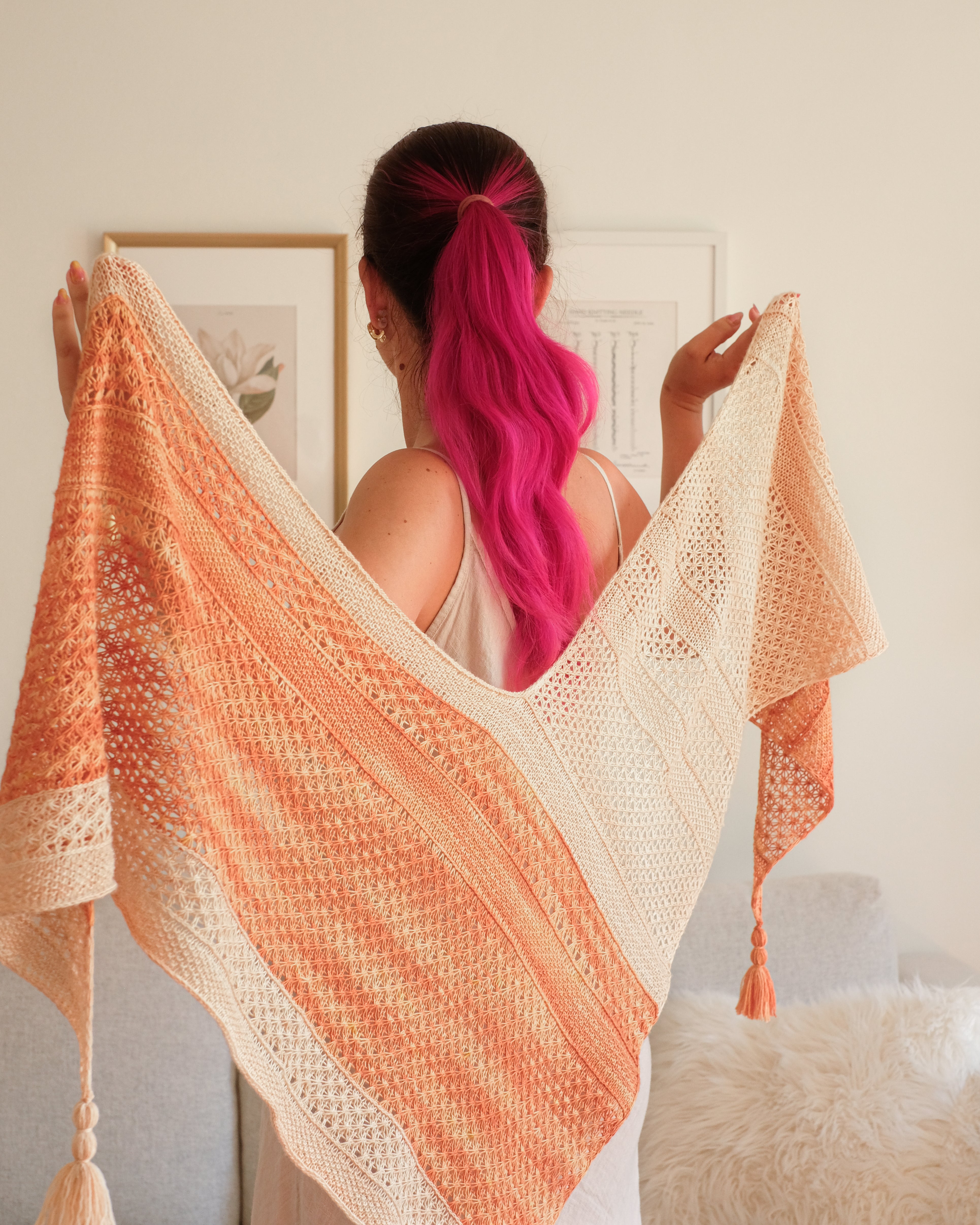 AVFKW x Ksenia Naidyon - Flutter and Bloom Shawl Bundle