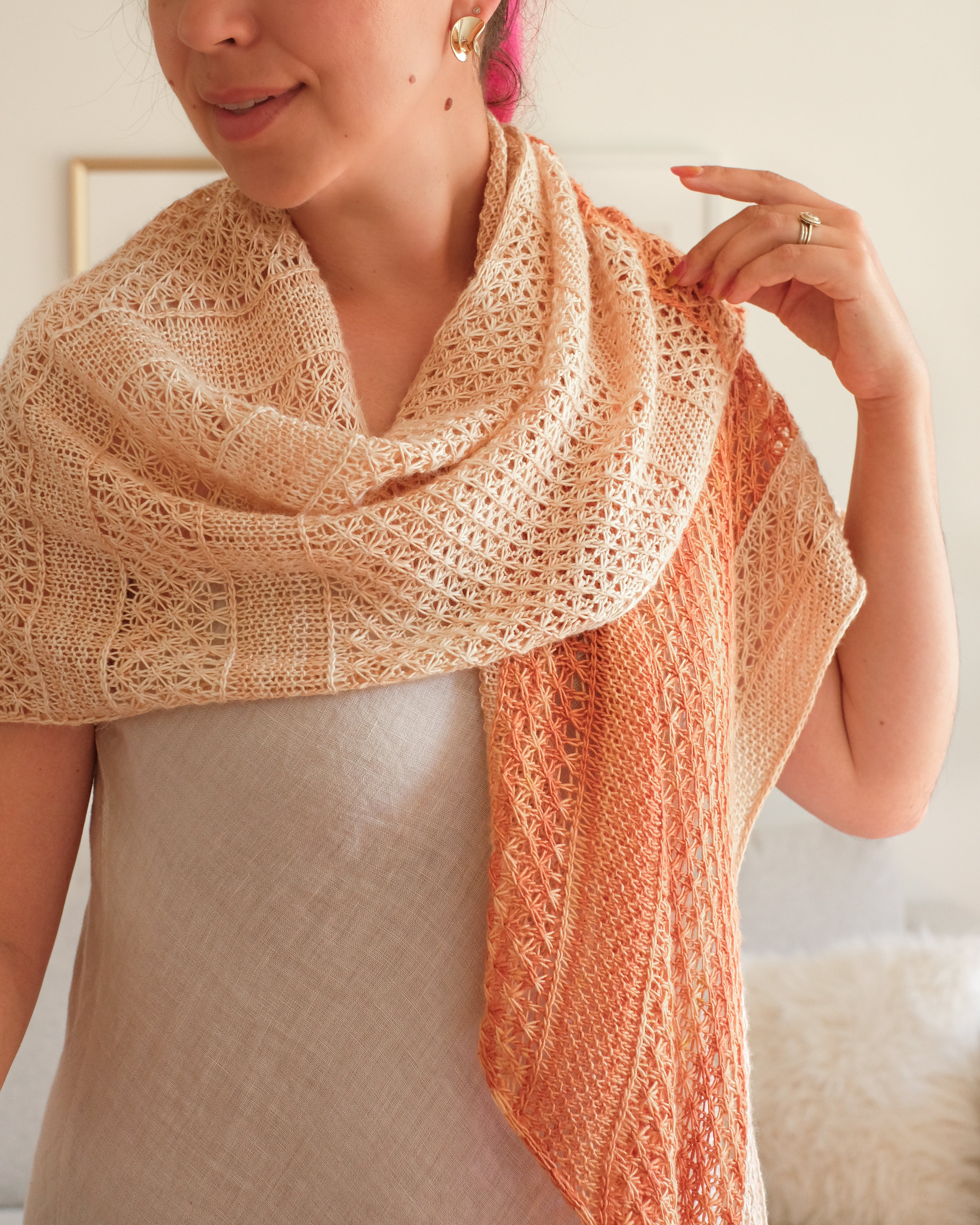 AVFKW x Ksenia Naidyon - Flutter and Bloom Shawl Bundle
