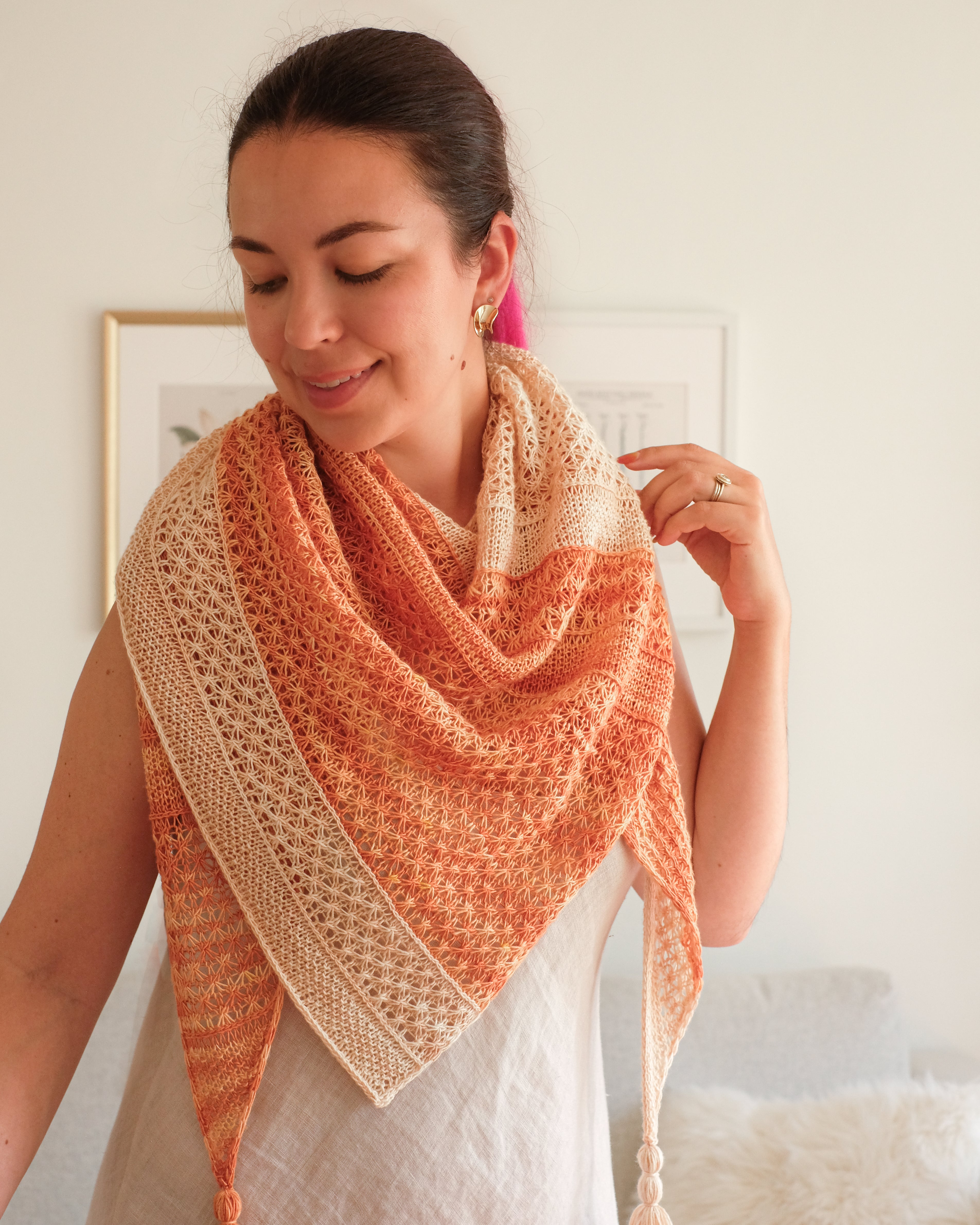 AVFKW x Ksenia Naidyon - Flutter and Bloom Shawl Bundle