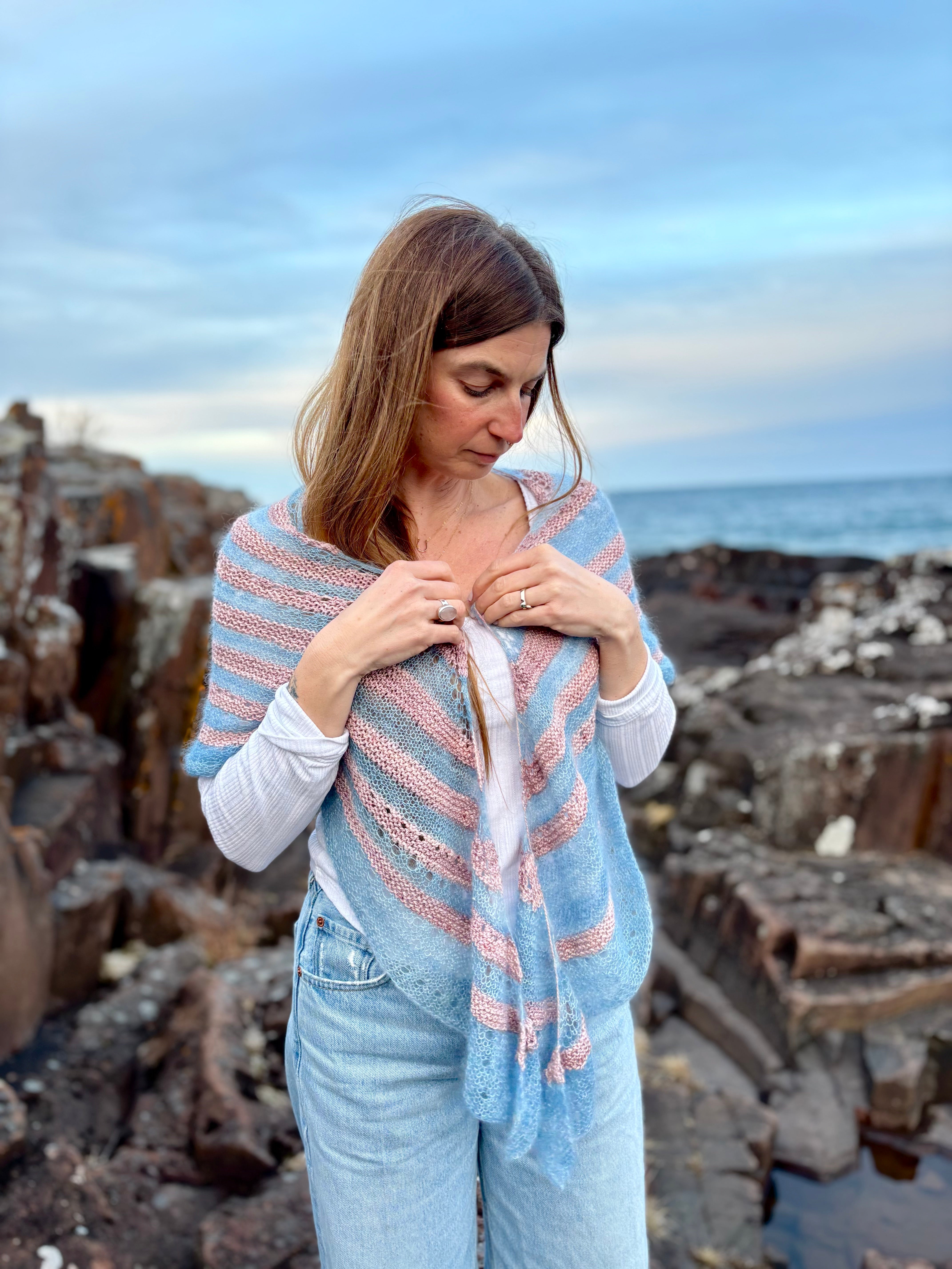 AVFKW x Brienne Moody - Saltless Sea Shawl Bundle - PREORDER