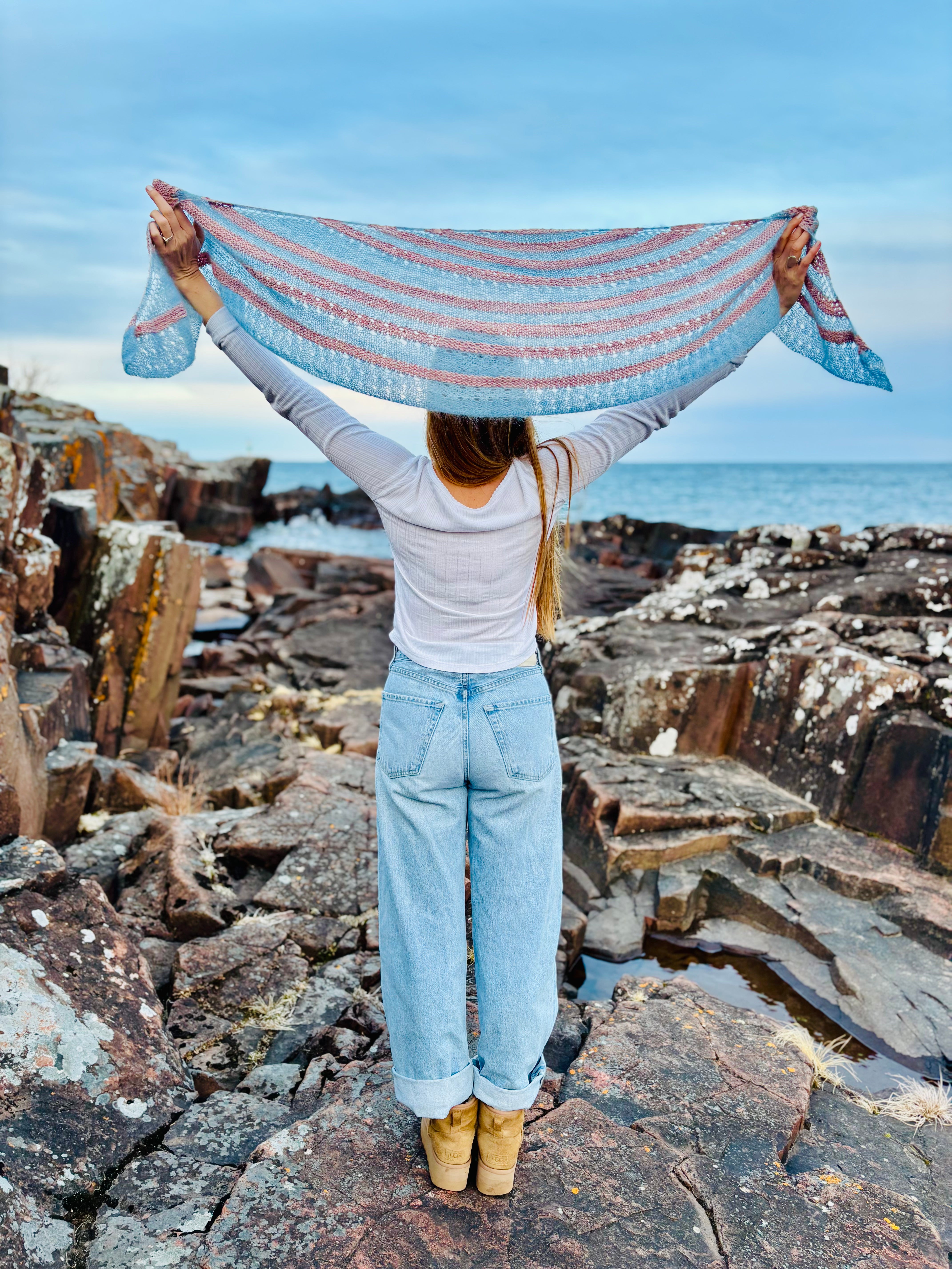 AVFKW x Brienne Moody - Saltless Sea Shawl Bundle - PREORDER