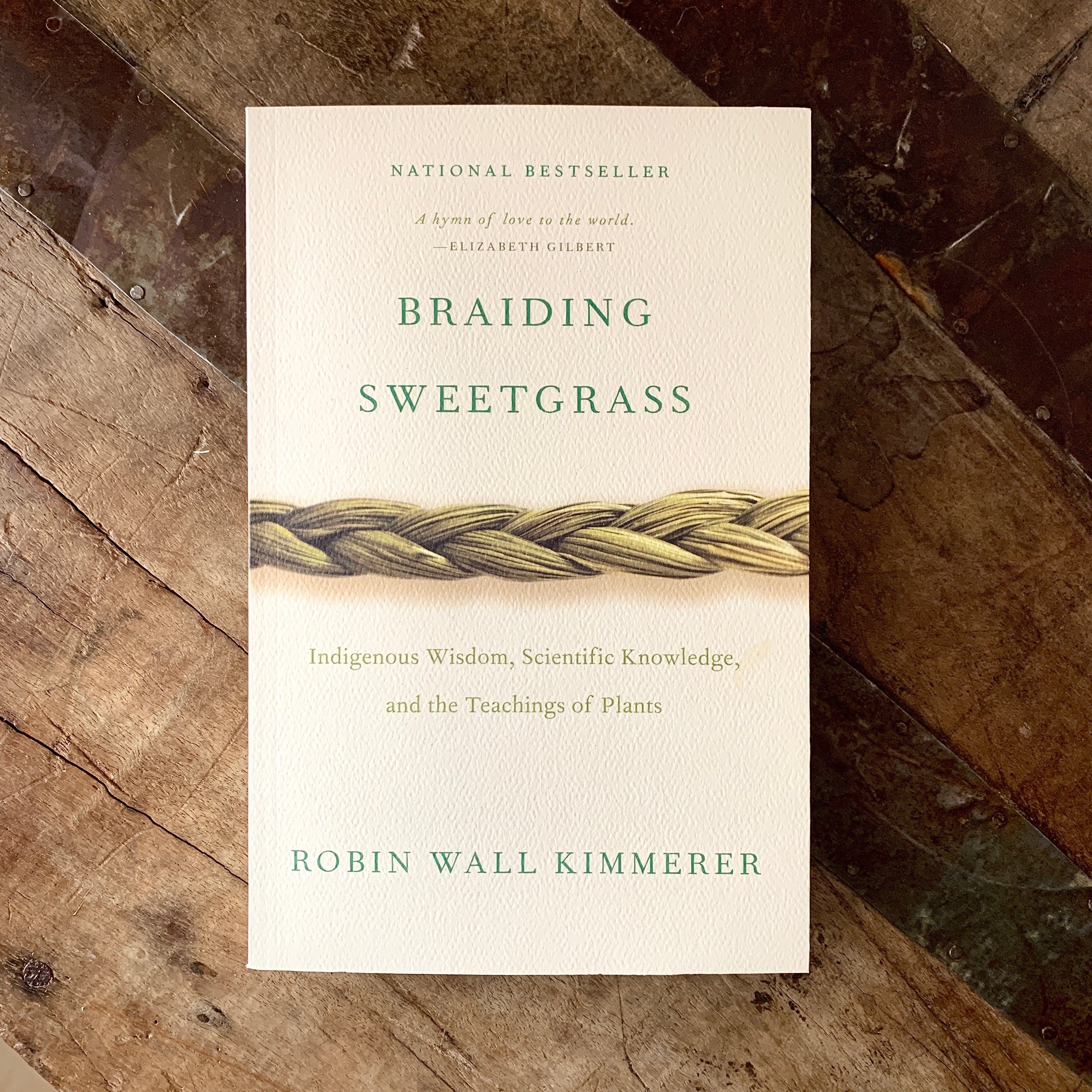 Braiding Sweetgrass: Indigenous Wisdom, Scientific Knowledge and the Teachings of Plants by Robin Wall Kimmerer