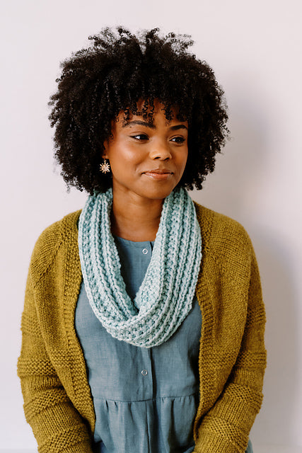 Juju Cowl - knit, ribbed, cowl