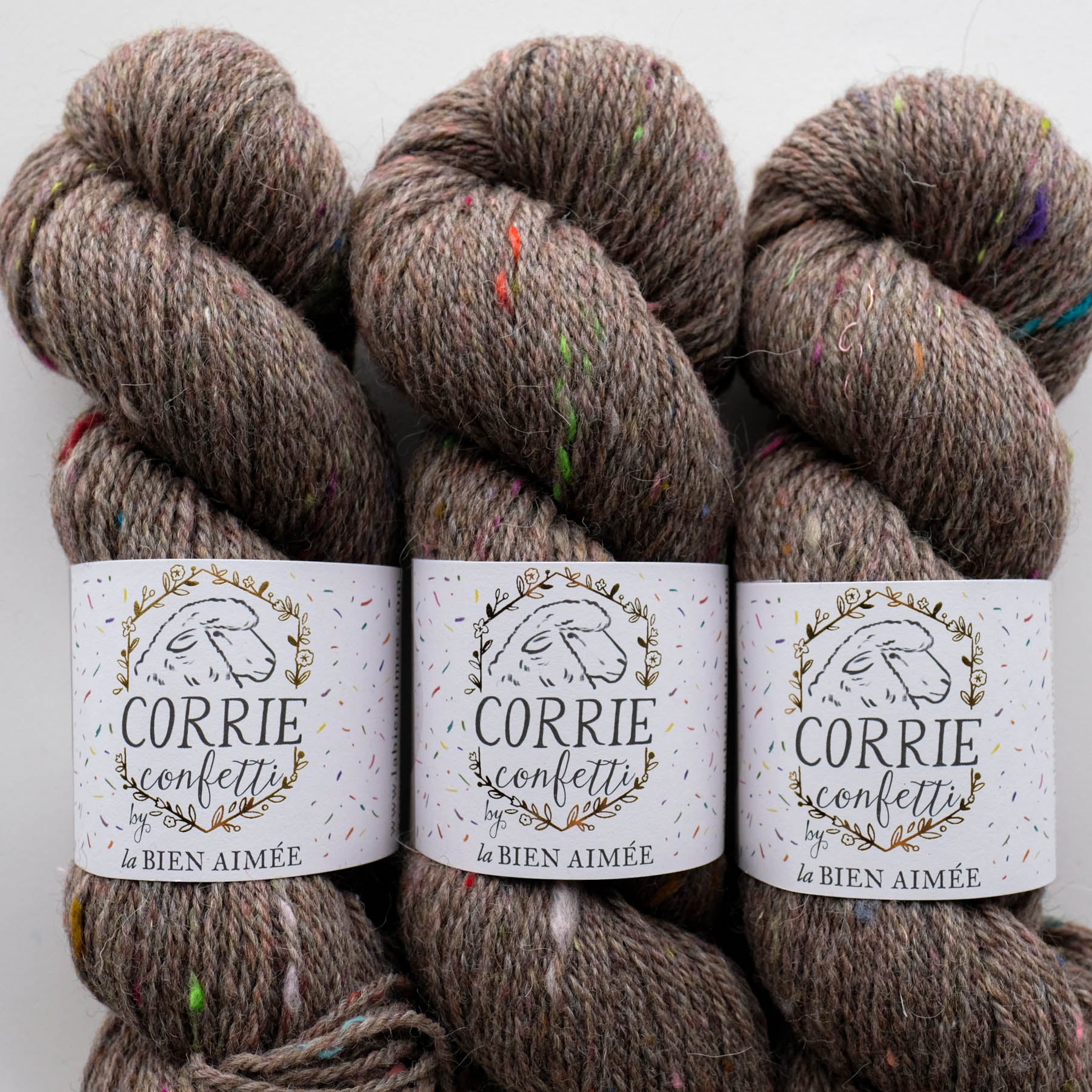 Corrie Worsted / Wensley Worsted / Corrie Confetti / Confetti
