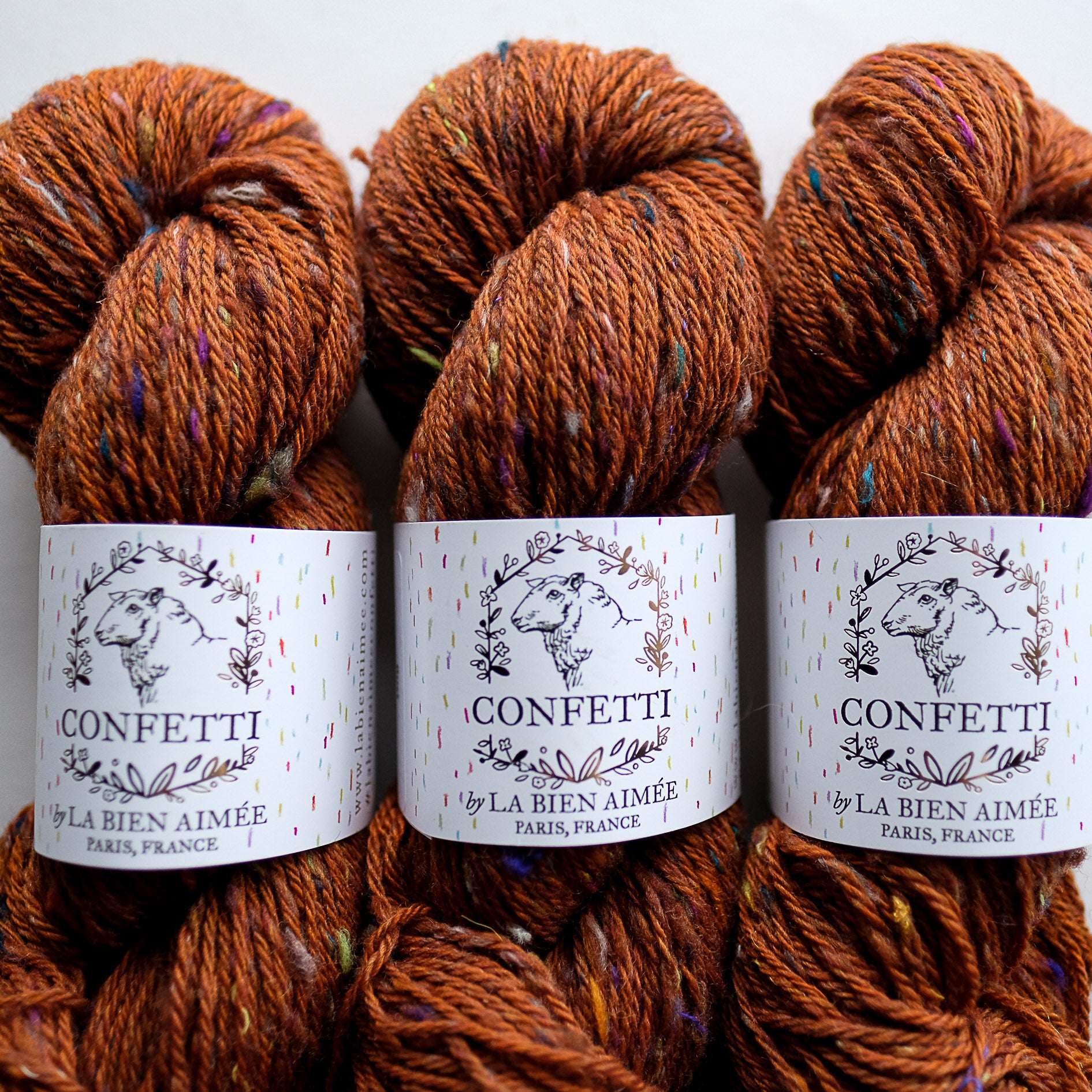 Corrie Worsted / Wensley Worsted / Corrie Confetti / Confetti