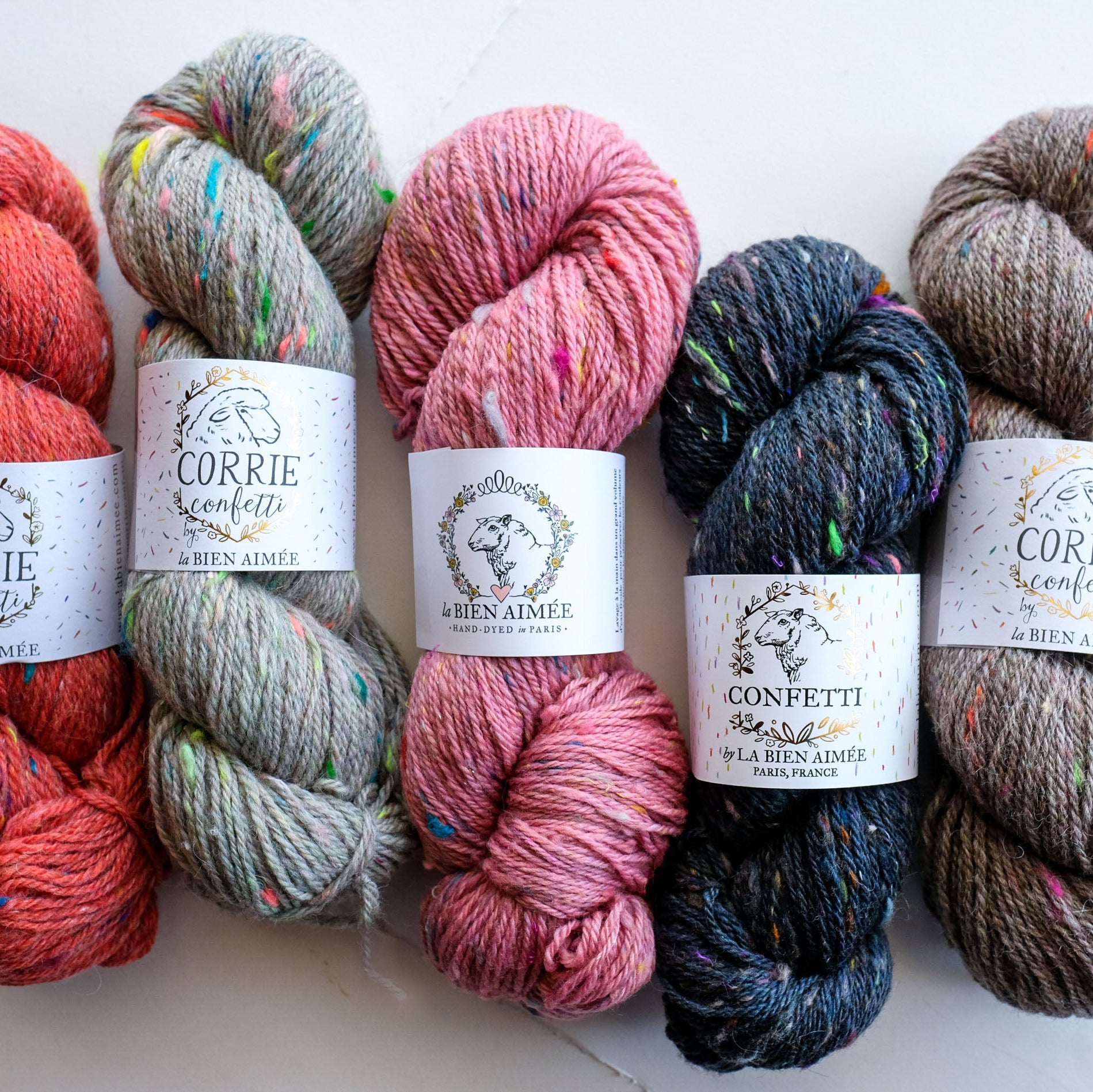 Corrie Worsted / Wensley Worsted / Corrie Confetti / Confetti