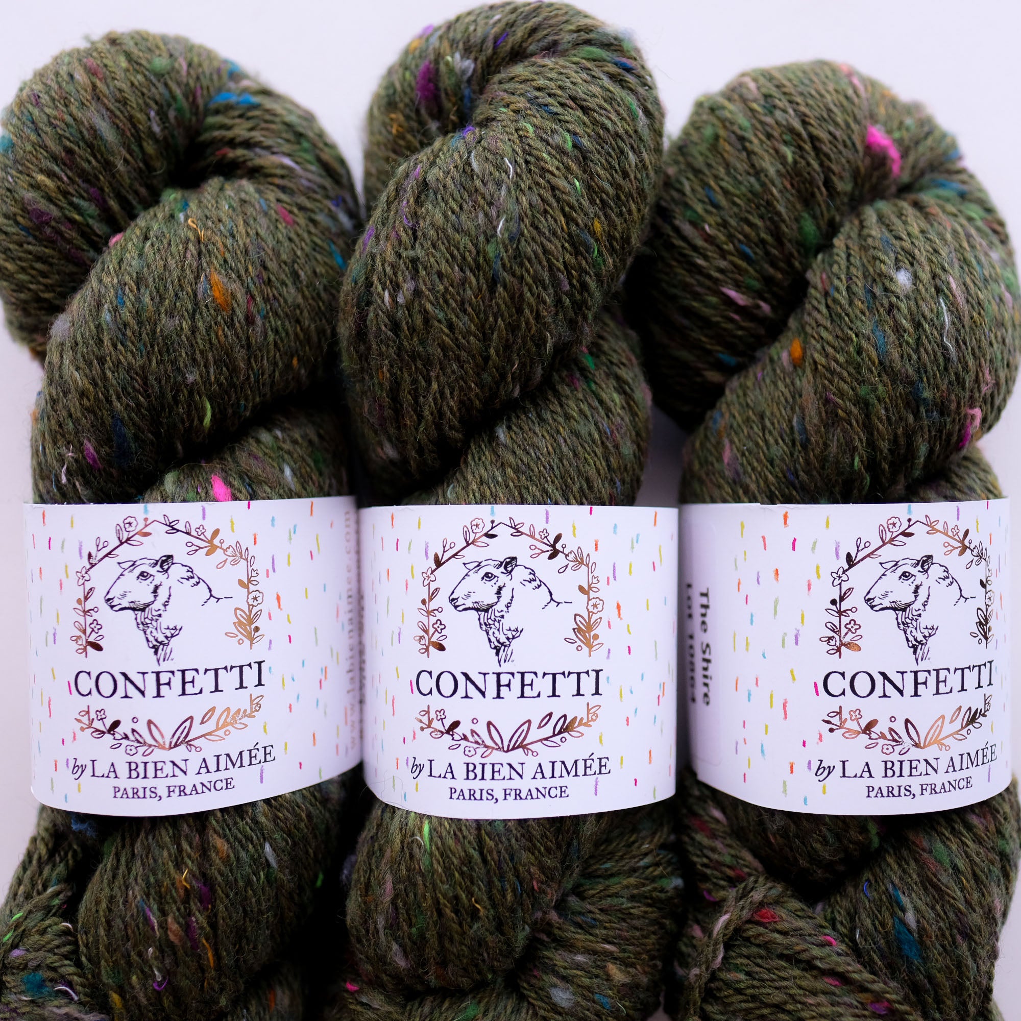 Corrie Worsted / Wensley Worsted / Corrie Confetti / Confetti