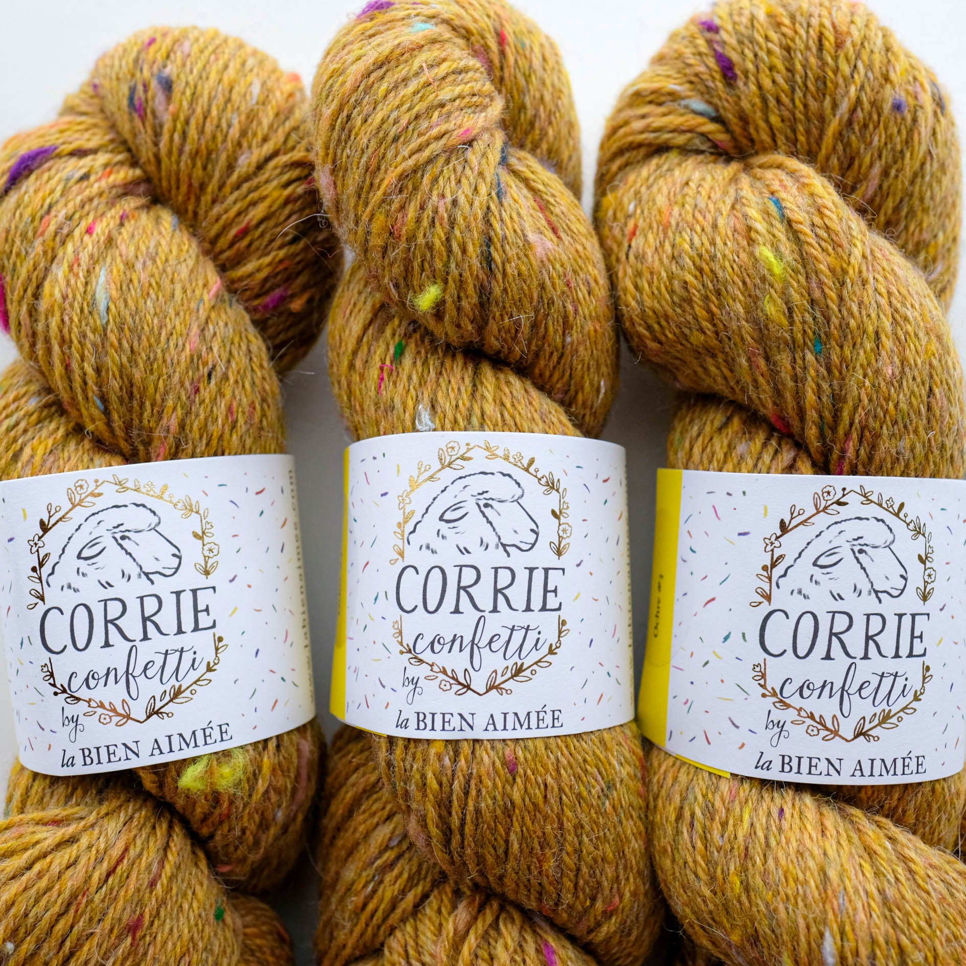 Corrie Worsted / Wensley Worsted / Corrie Confetti / Confetti
