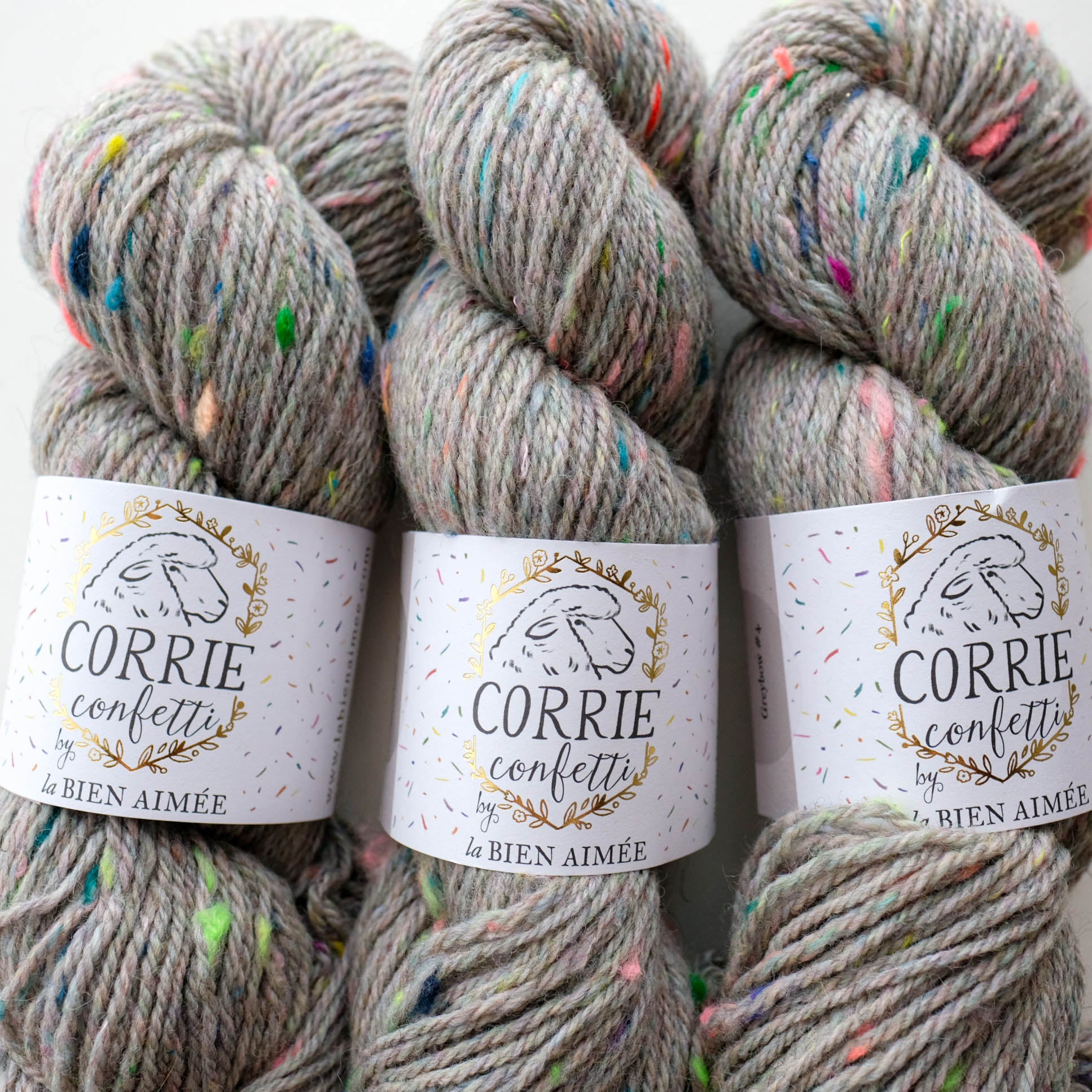 Corrie Worsted / Wensley Worsted / Corrie Confetti / Confetti