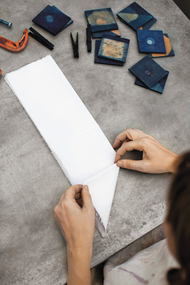 Indigo + Shibori: Clamp Resist - Saturday, June 22nd 2024