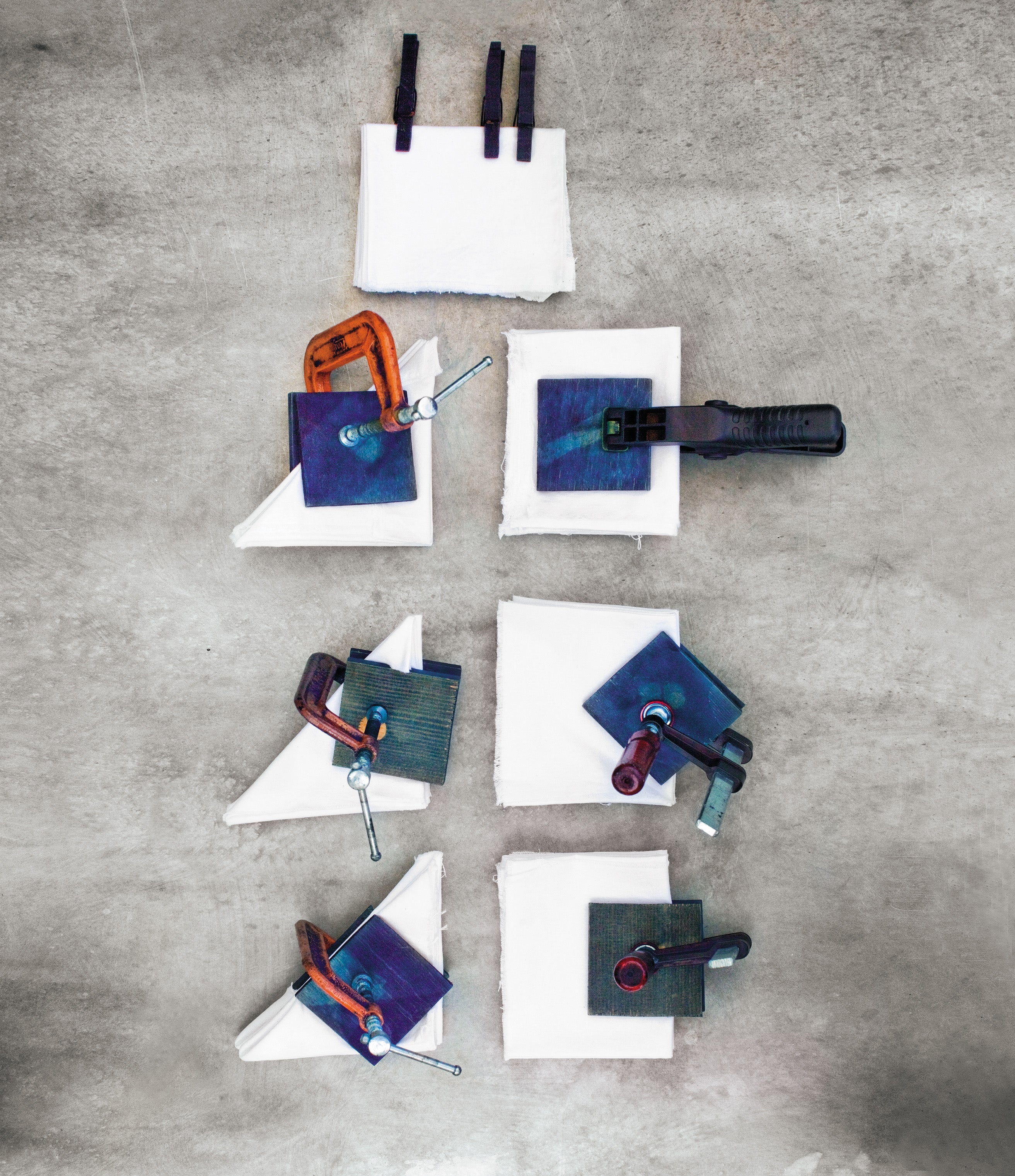 Indigo + Shibori: Clamp Resist - Saturday, June 22nd 2024