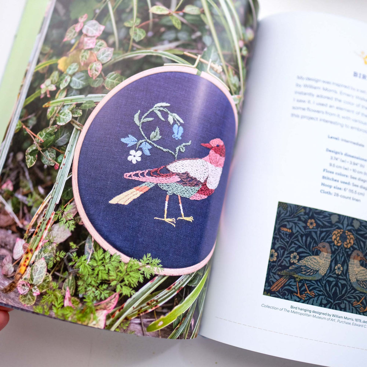 Wild Embroidery: 16 Botanical Designs Inspired by the Beauty of the Arts and Crafts Movement by Noriko Livingstone