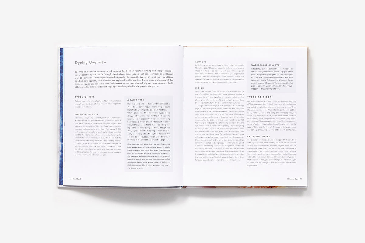 Hand Dyed: A Modern Guide to Dyeing in Brilliant Color for You and Your Home by Anna Joyce