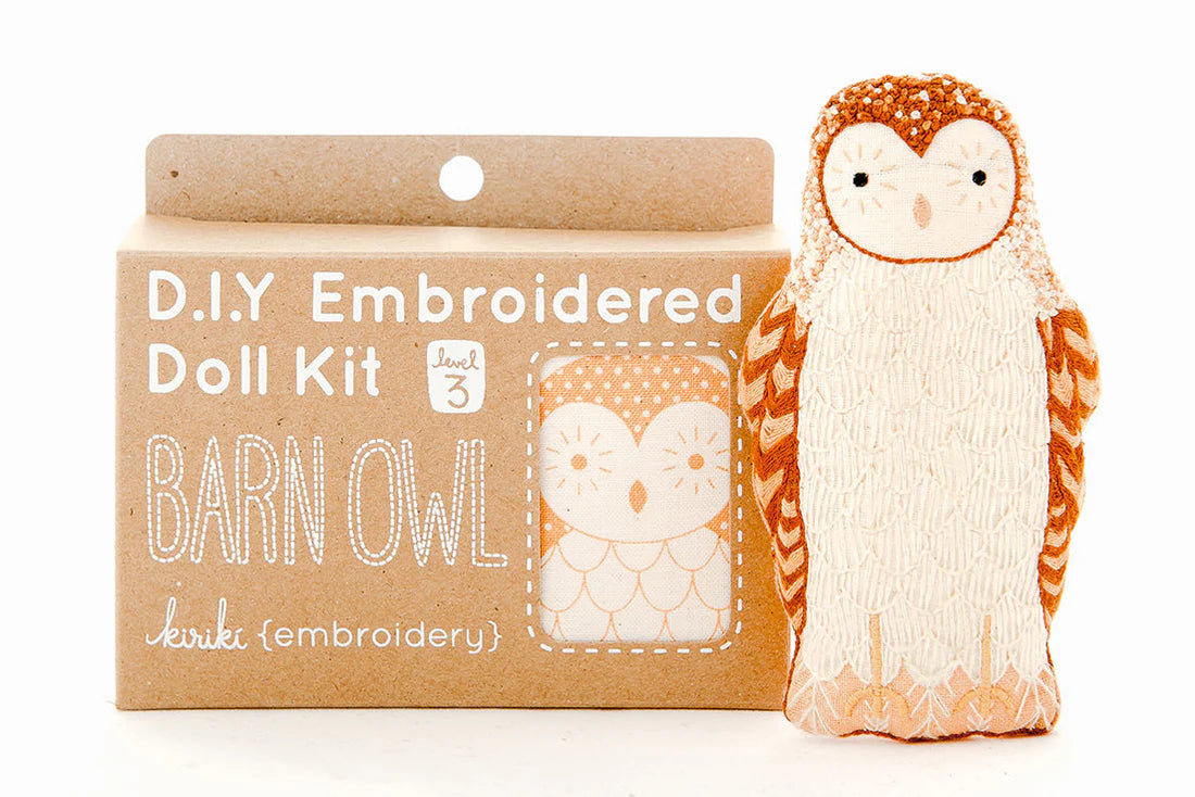 Animal Embroidered Doll Kits