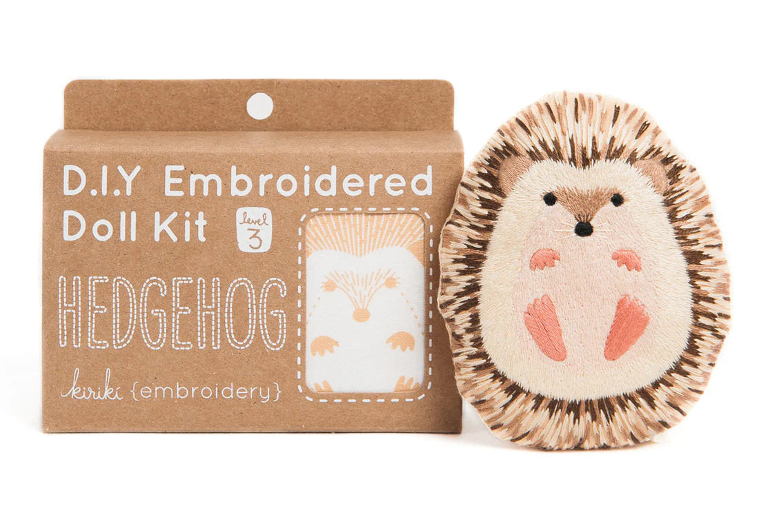 Animal Embroidered Doll Kits