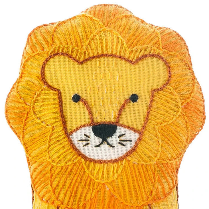 Animal Embroidered Doll Kits