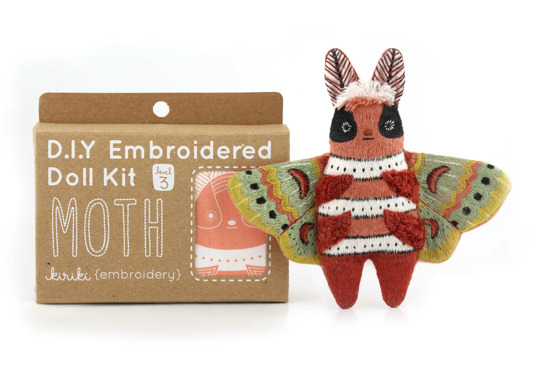 Animal Embroidered Doll Kits