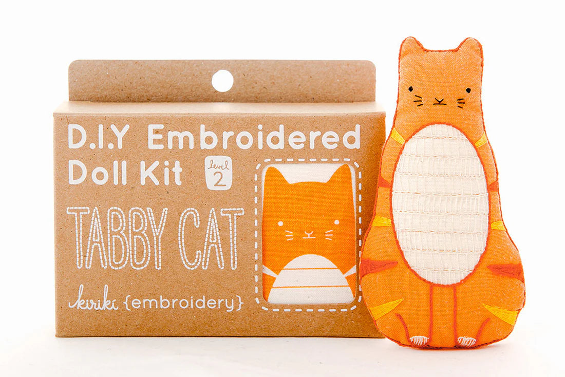 Animal Embroidered Doll Kits