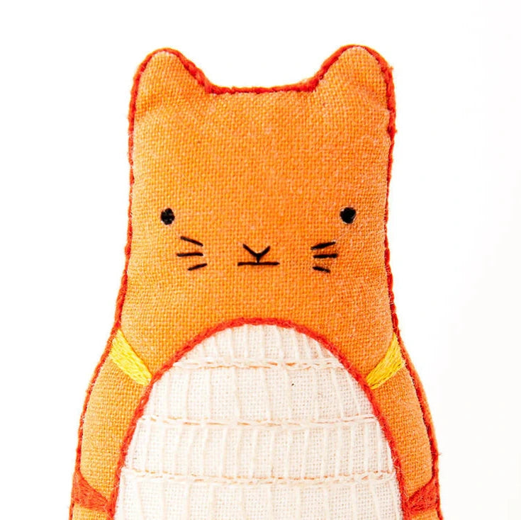 Animal Embroidered Doll Kits