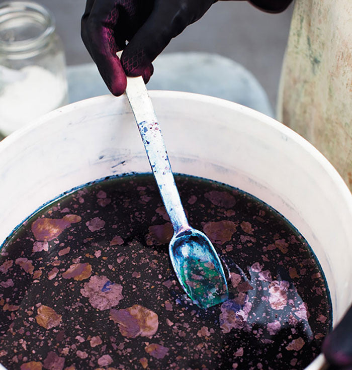 Indigo Dyeing a Sweater Quantity of Yarn - Saturday, April 6, 2024