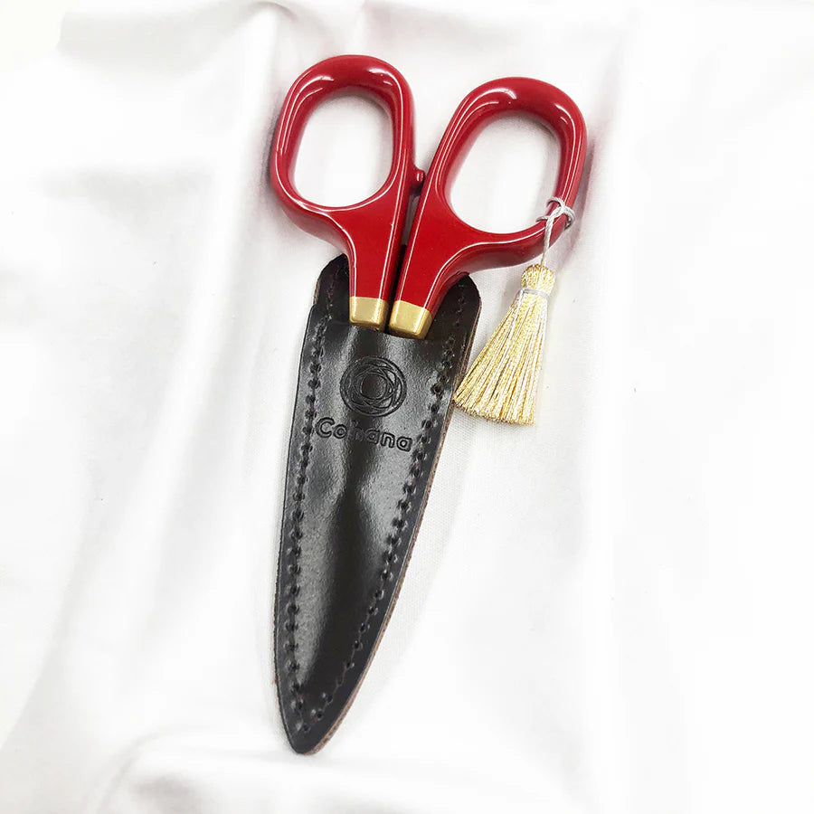 Small Scissors with Lacquered Handles